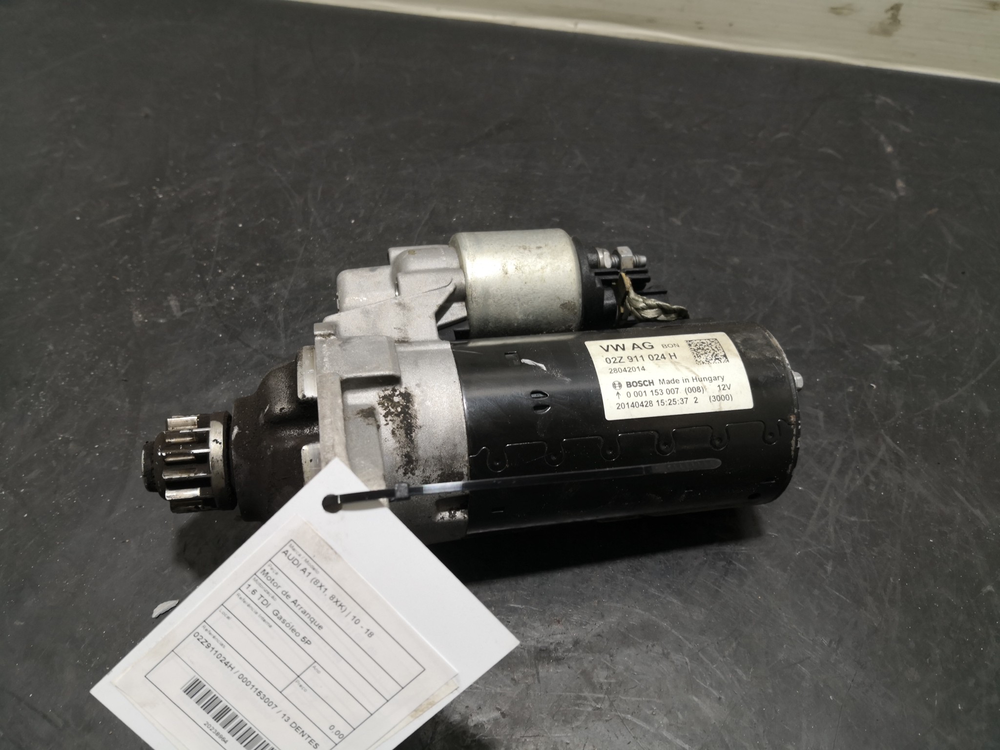 Motor de Arranque AUDI - ID S_98963