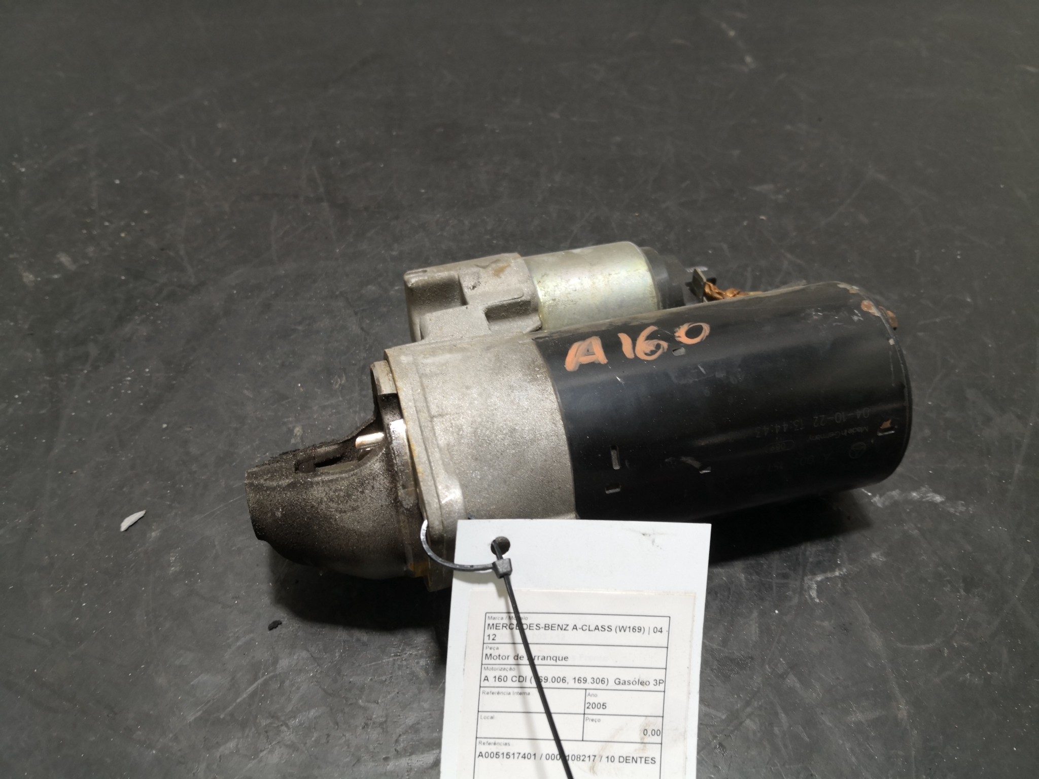 Motor de Arranque MERCEDES-BENZ - ID S_98943