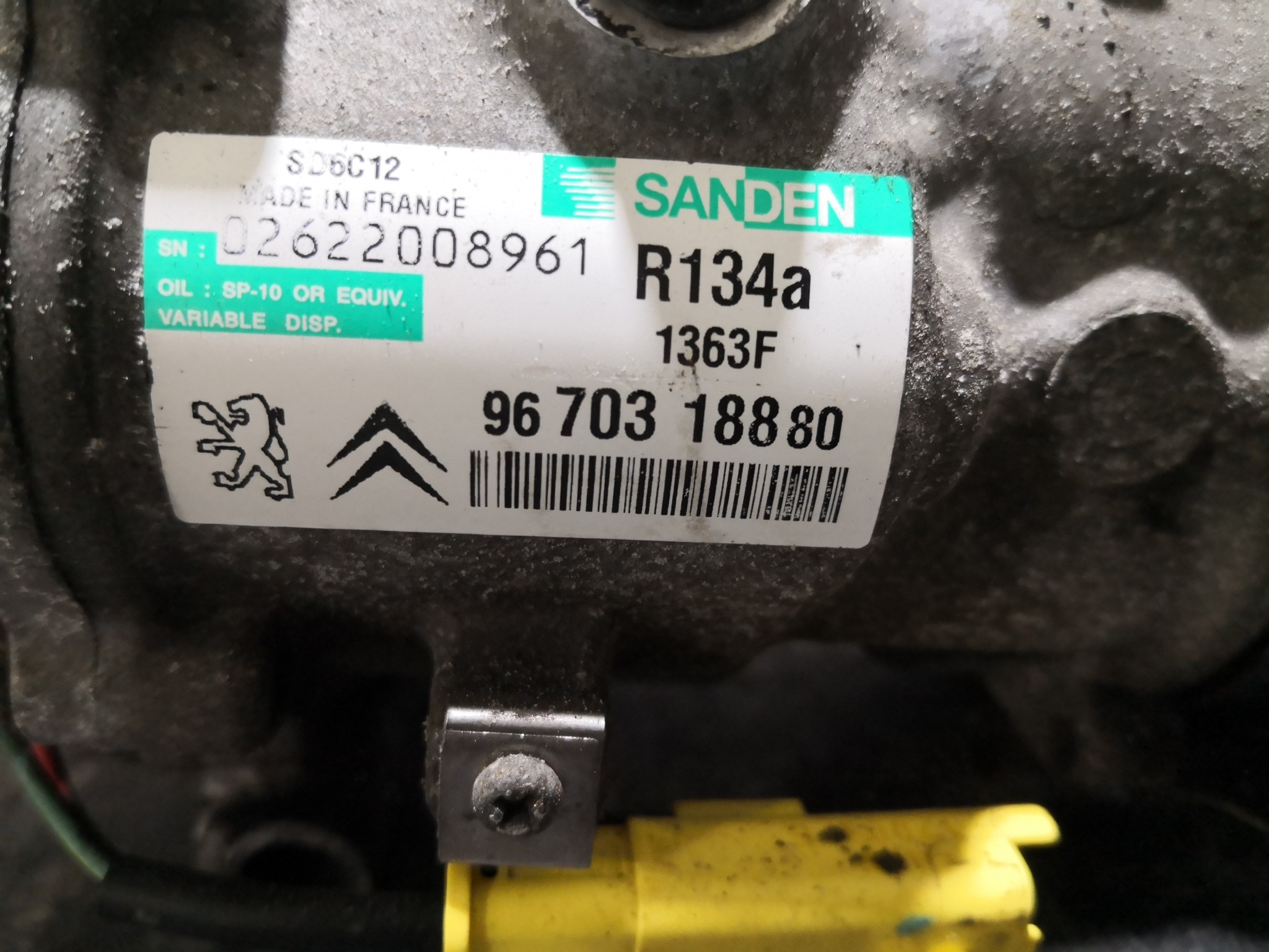 Compressor do Ar condicionado CITROEN C3 I (FC_, FN_) | 02 -  Imagem-2
