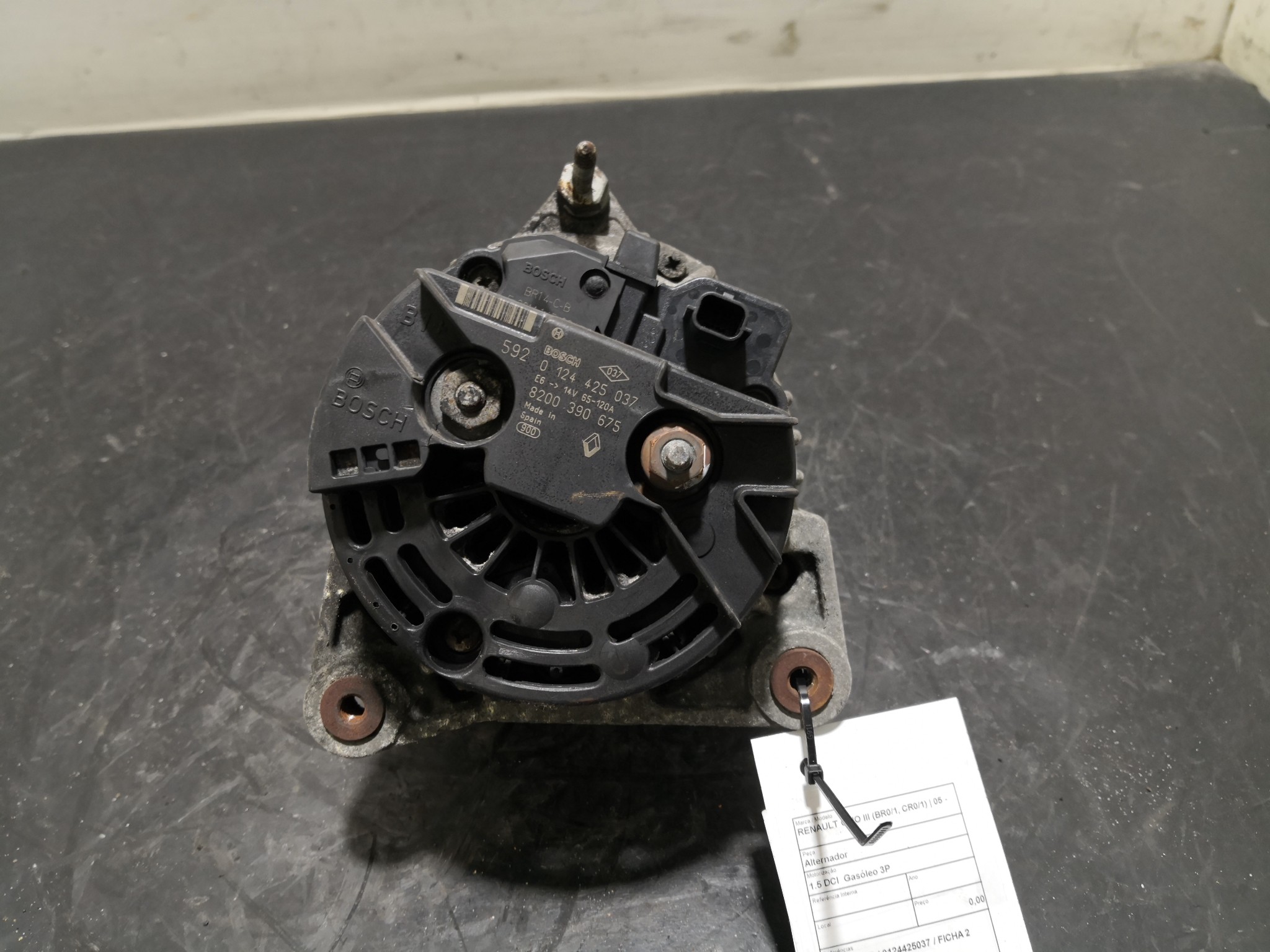 Alternador RENAULT CLIO III (BR0/1, CR0/1) | 05 -  Imagem-3