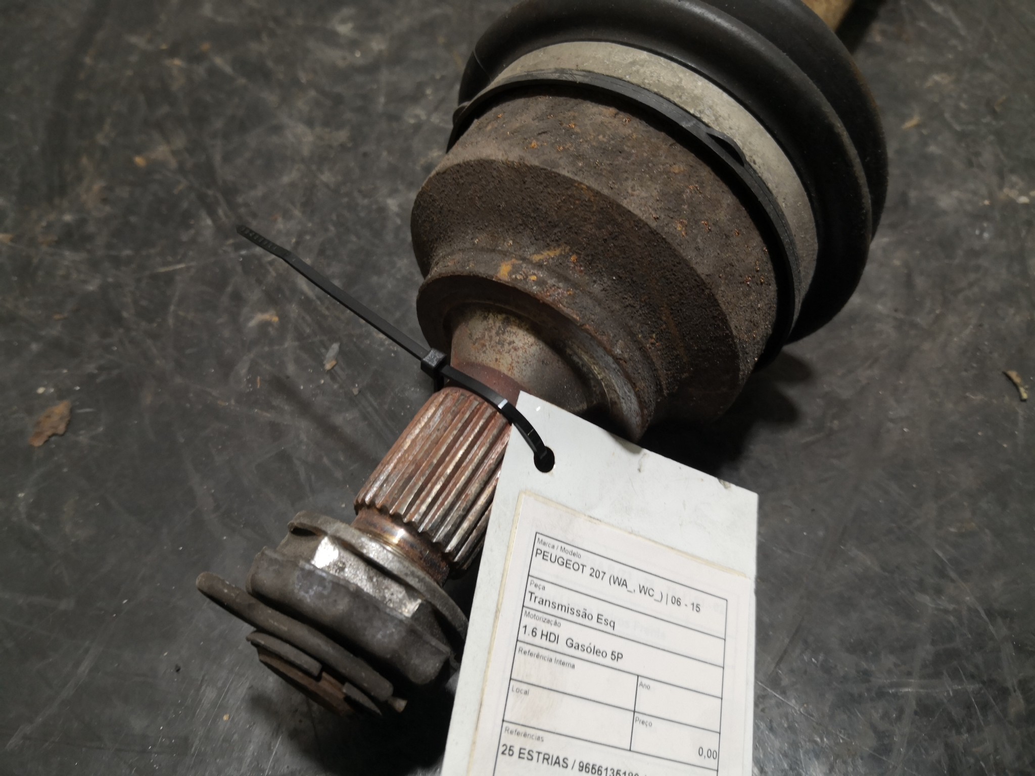 Transmissão Esq PEUGEOT 207 (WA_, WC_) | 06 - 15 Imagem-1