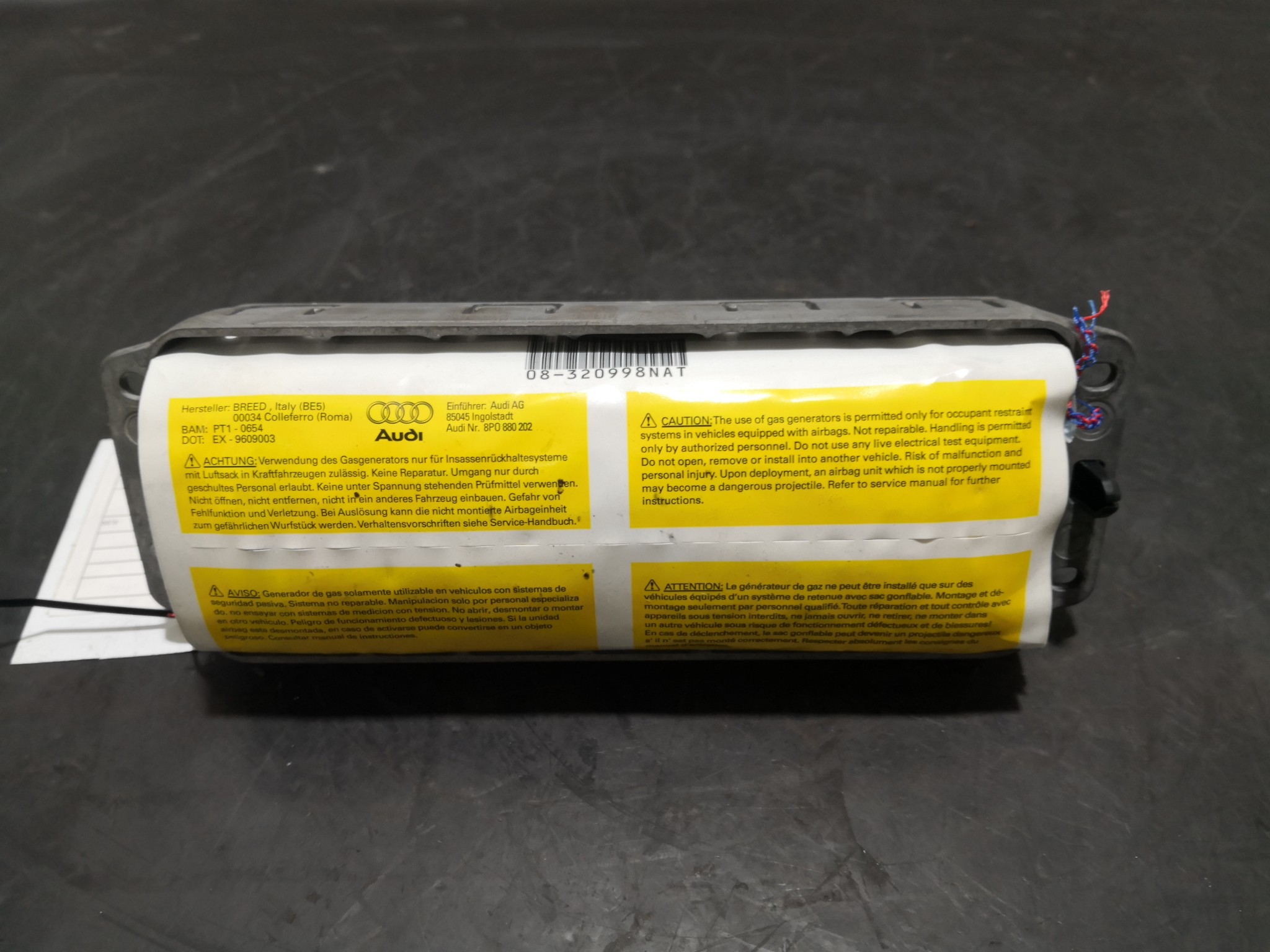 Airbag Passageiro AUDI A3 (8P1) | 03 - 13 Imagem-2