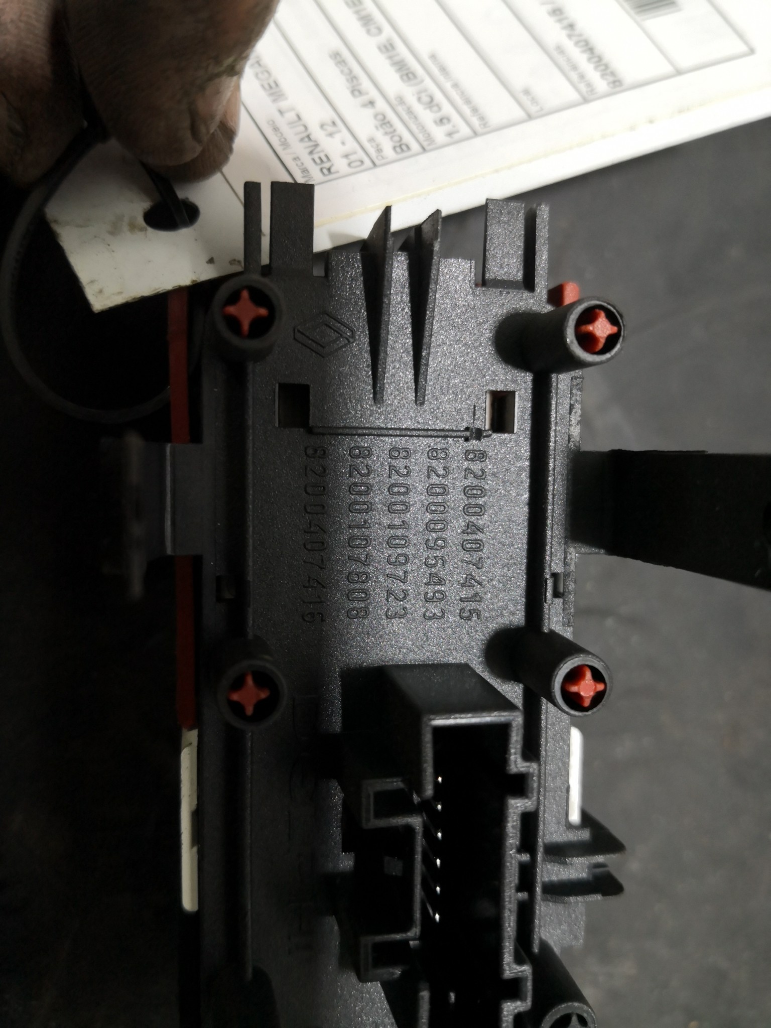 Botão 4 Piscas RENAULT MEGANE II (BM0/1_, CM0/1_) | 01 - 12 Imagem-2