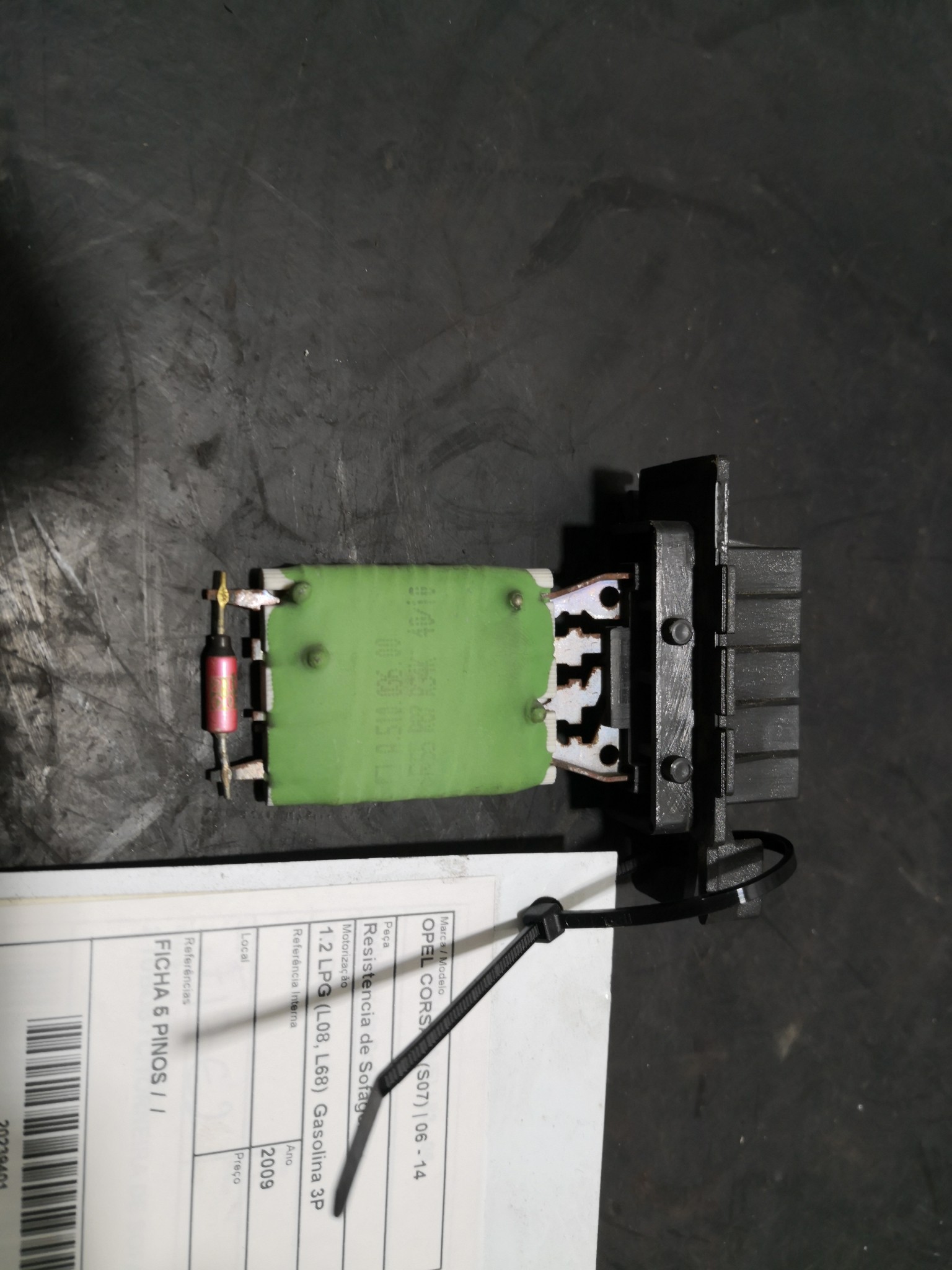 Resistencia de Sofagem OPEL - ID S_99400