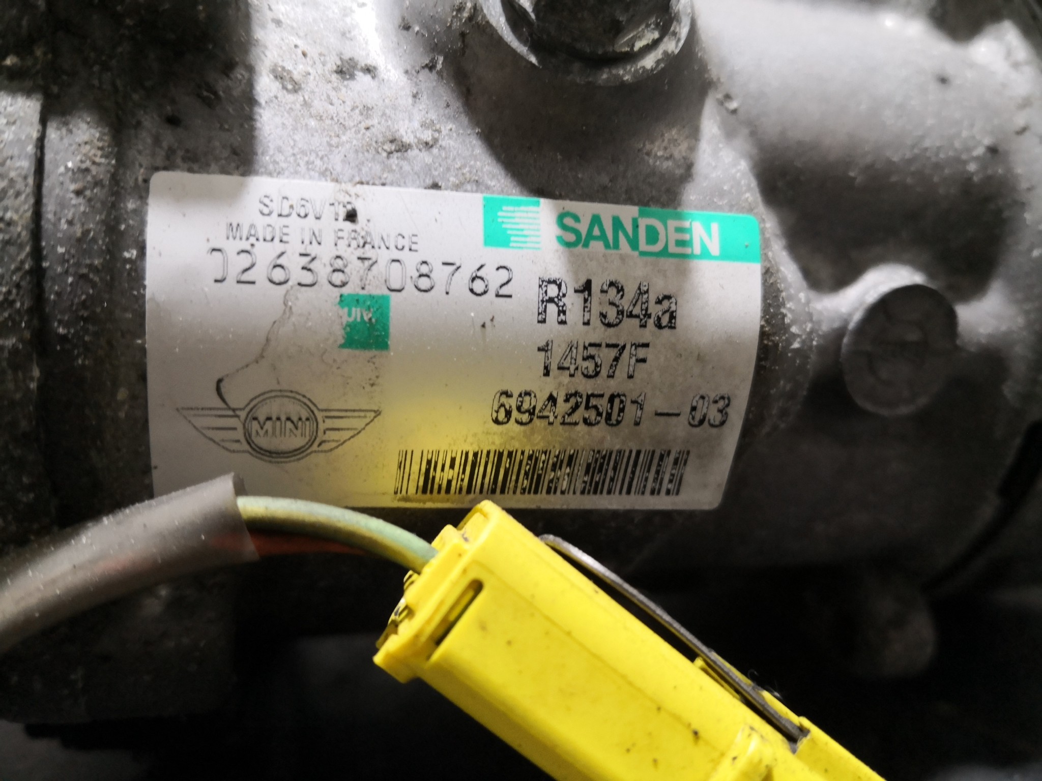 Compressor do Ar condicionado MINI MINI (R56) | 05 - 14 Imagem-1