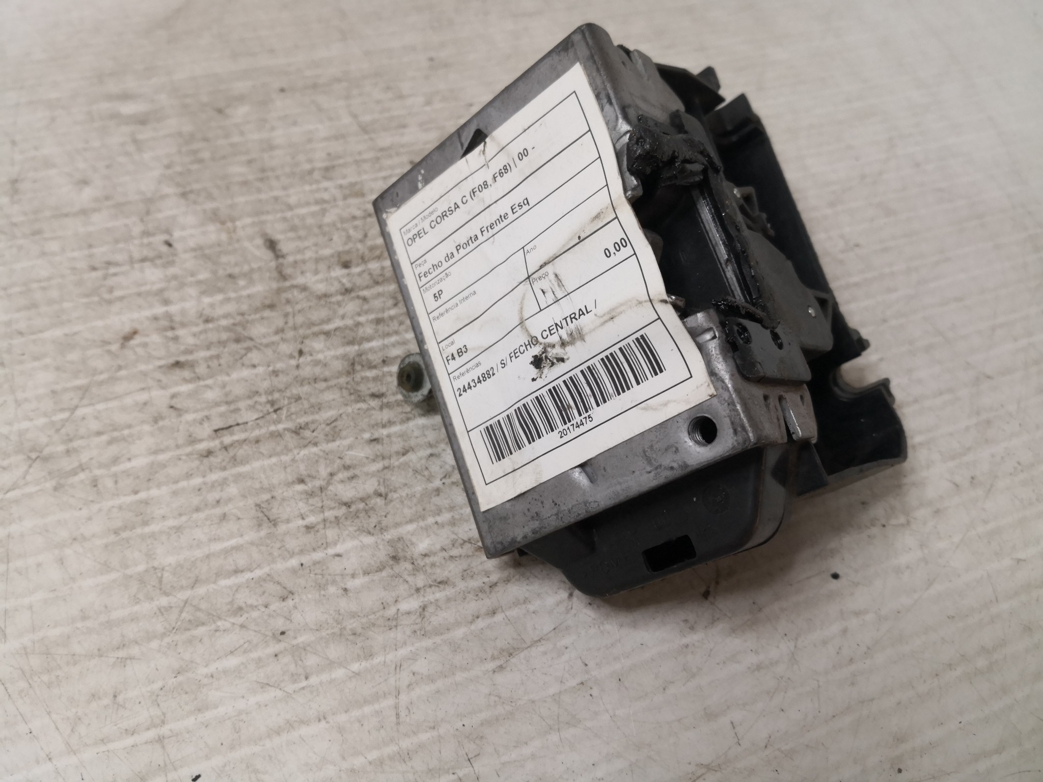 Fecho da Porta Frente Esq OPEL CORSA C (X01) | 00 - 09 Imagem-1