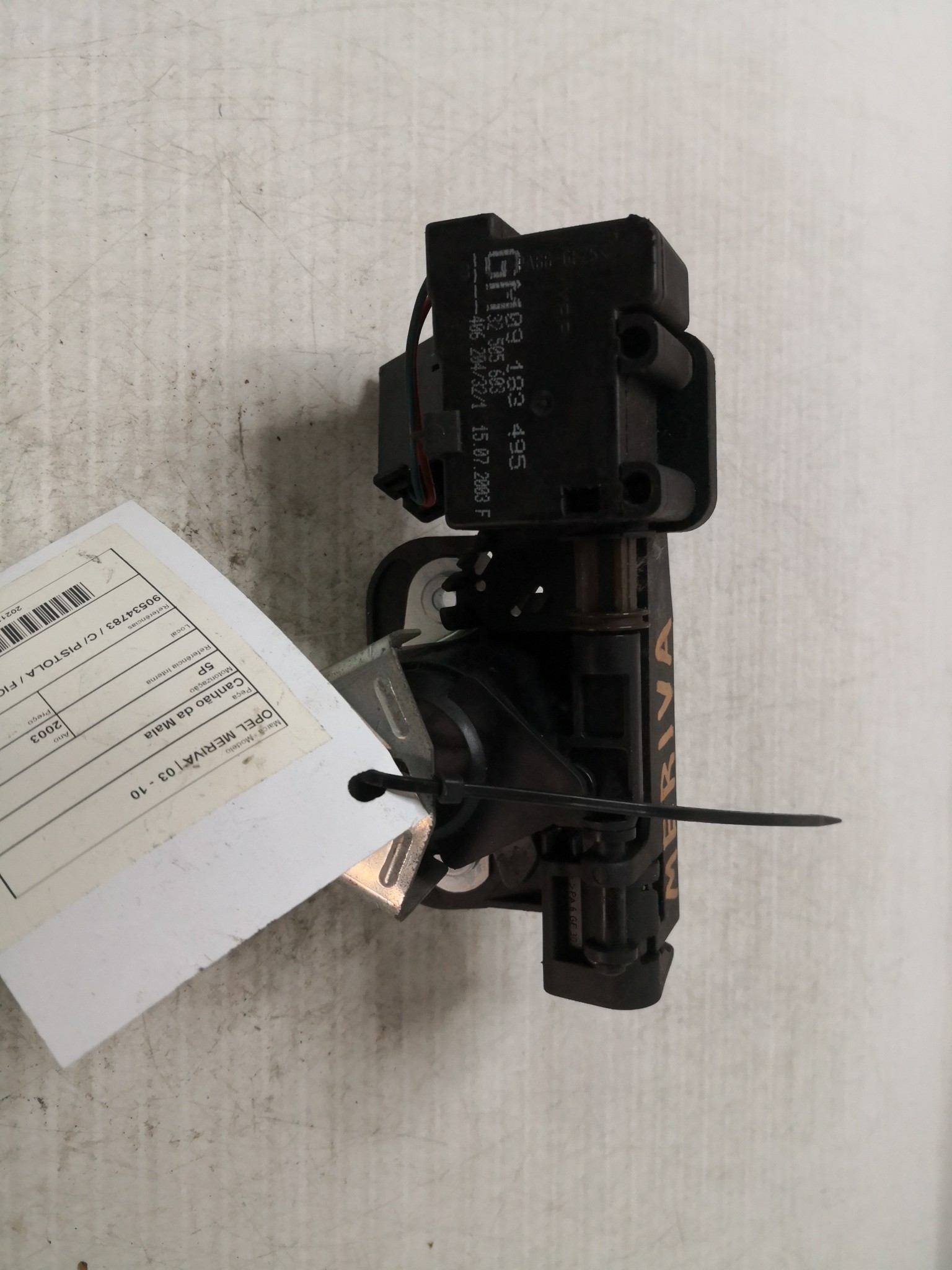 Canhão da Mala OPEL MERIVA A Veículo multiuso (X03) | 03 - 10 Imagem-1