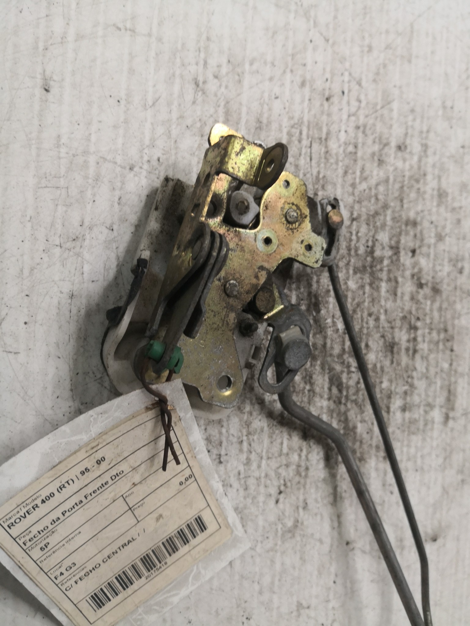 Fecho da Porta Frente Dto ROVER 400 (RT) | 95 - 00 Imagem-2
