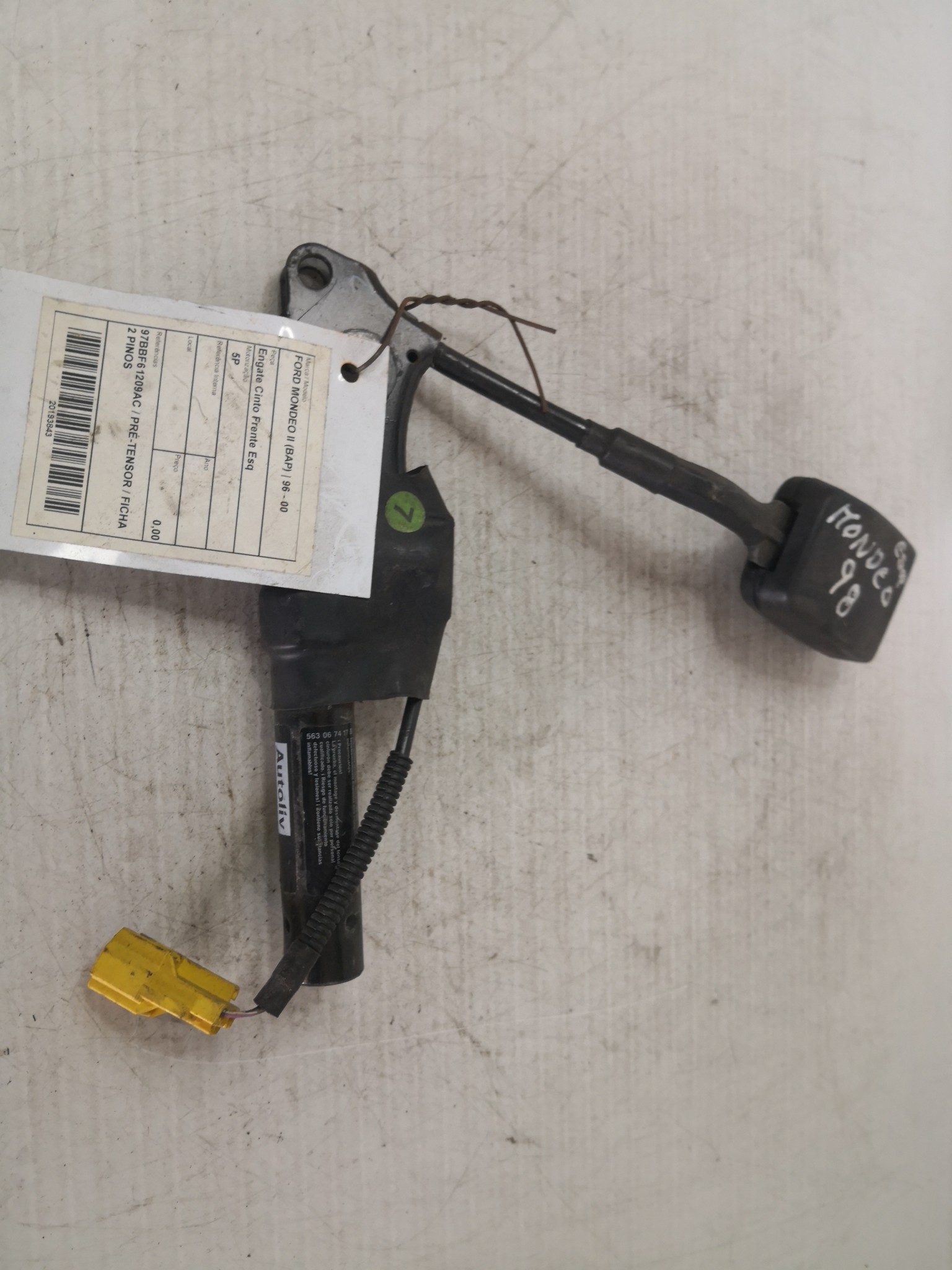 Engate Cinto Frente Esq FORD - ID S_53842