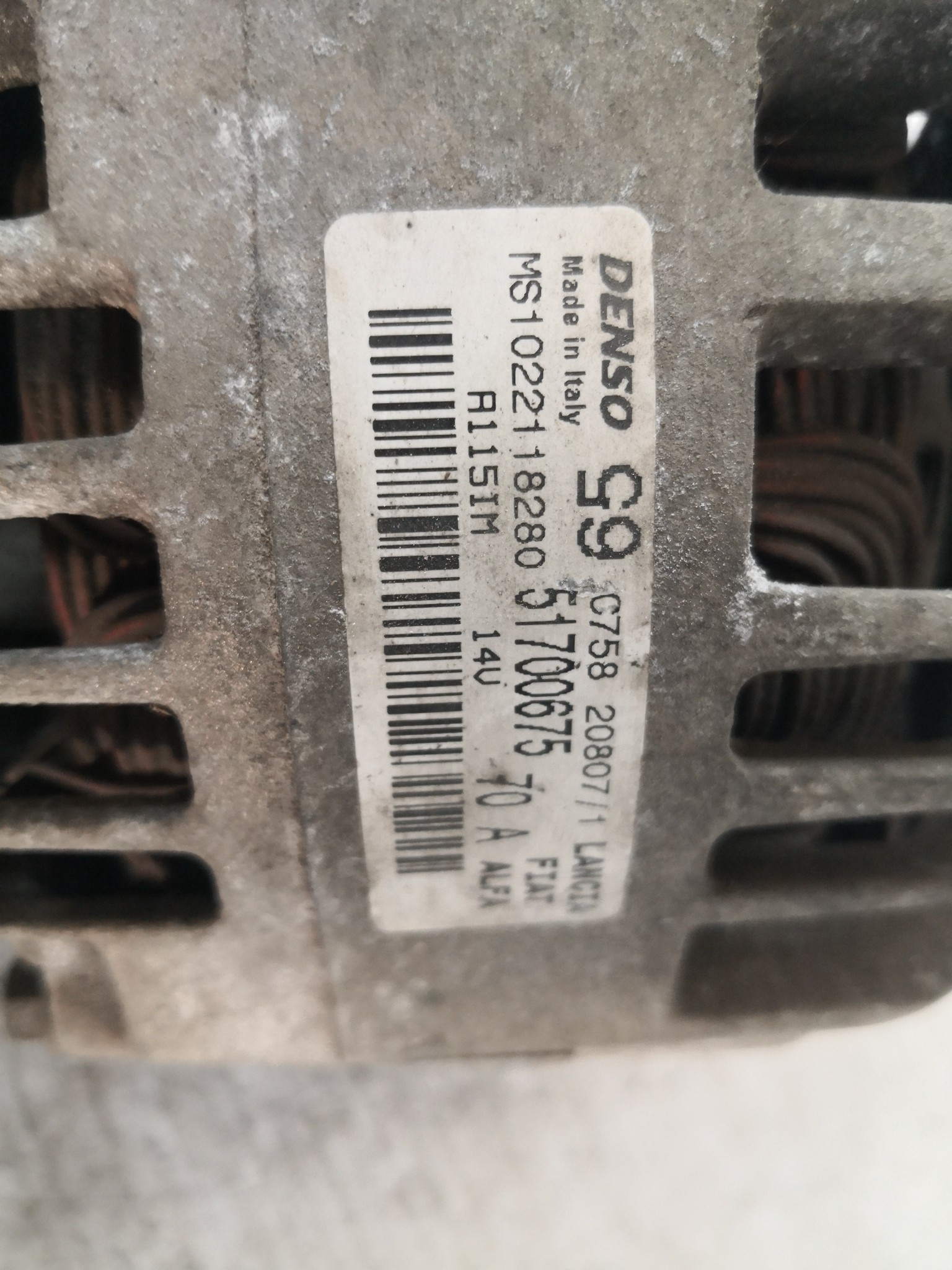 Alternador FIAT GRANDE PUNTO (199_) | 05 -  Imagem-2