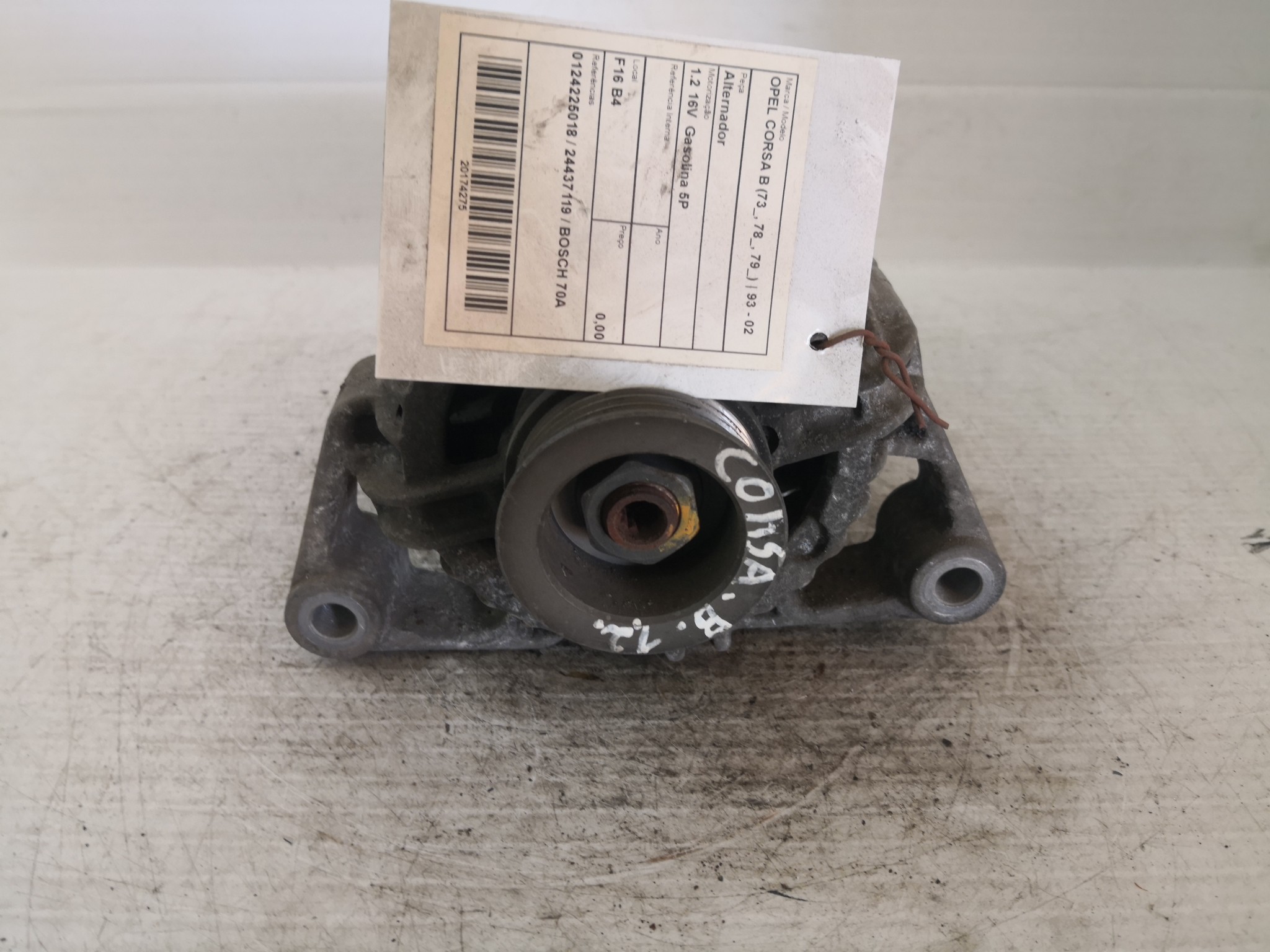 Alternador OPEL - ID S_34274