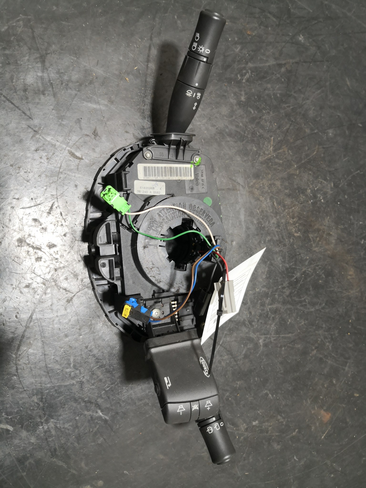 Manipulo Completo Luzes/Escovas RENAULT - ID S_99759