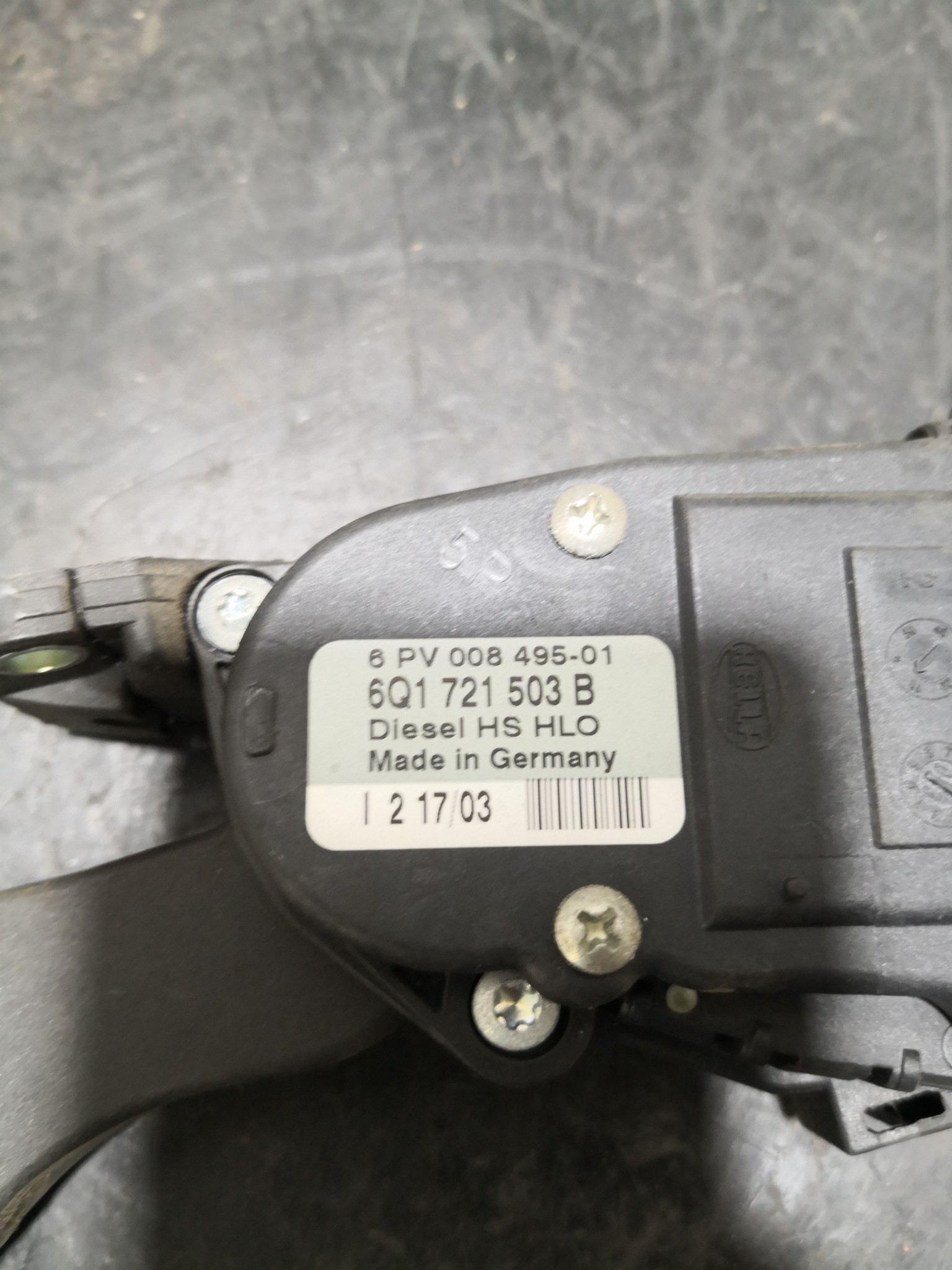 Pedal Potenciometro Acelerador VOLKSWAGEN GOLF IV (1J1) | 97 - 07 Imagem-1