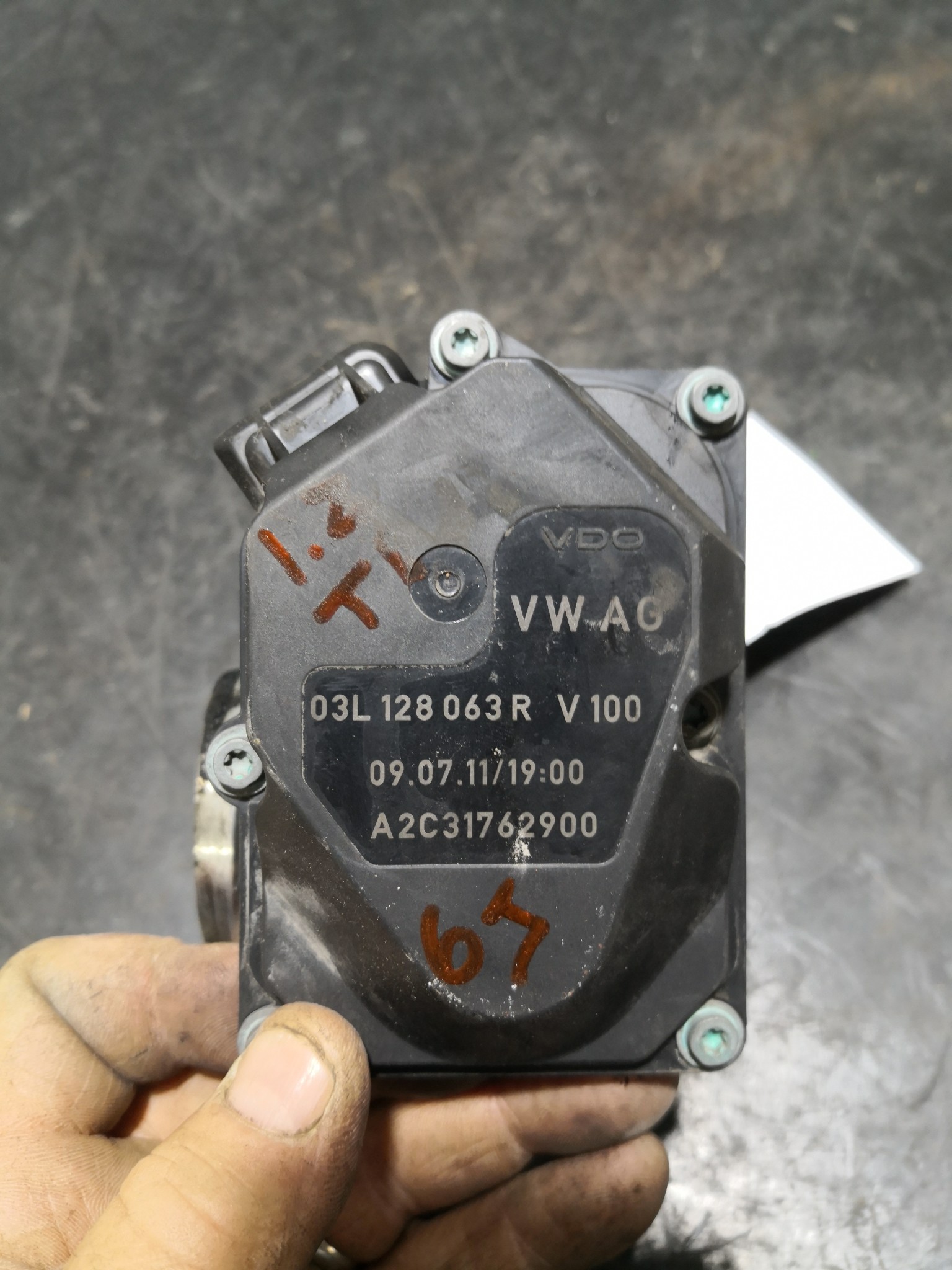 Borboleta de Admissão SEAT IBIZA IV (6J5, 6P1) | 08 - 17 Imagem-1