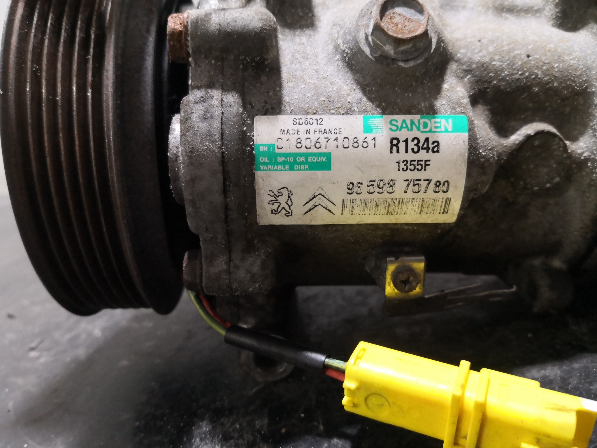 Compressor do Ar condicionado PEUGEOT 207 (WA_, WC_) | 06 - 15 Imagem-1