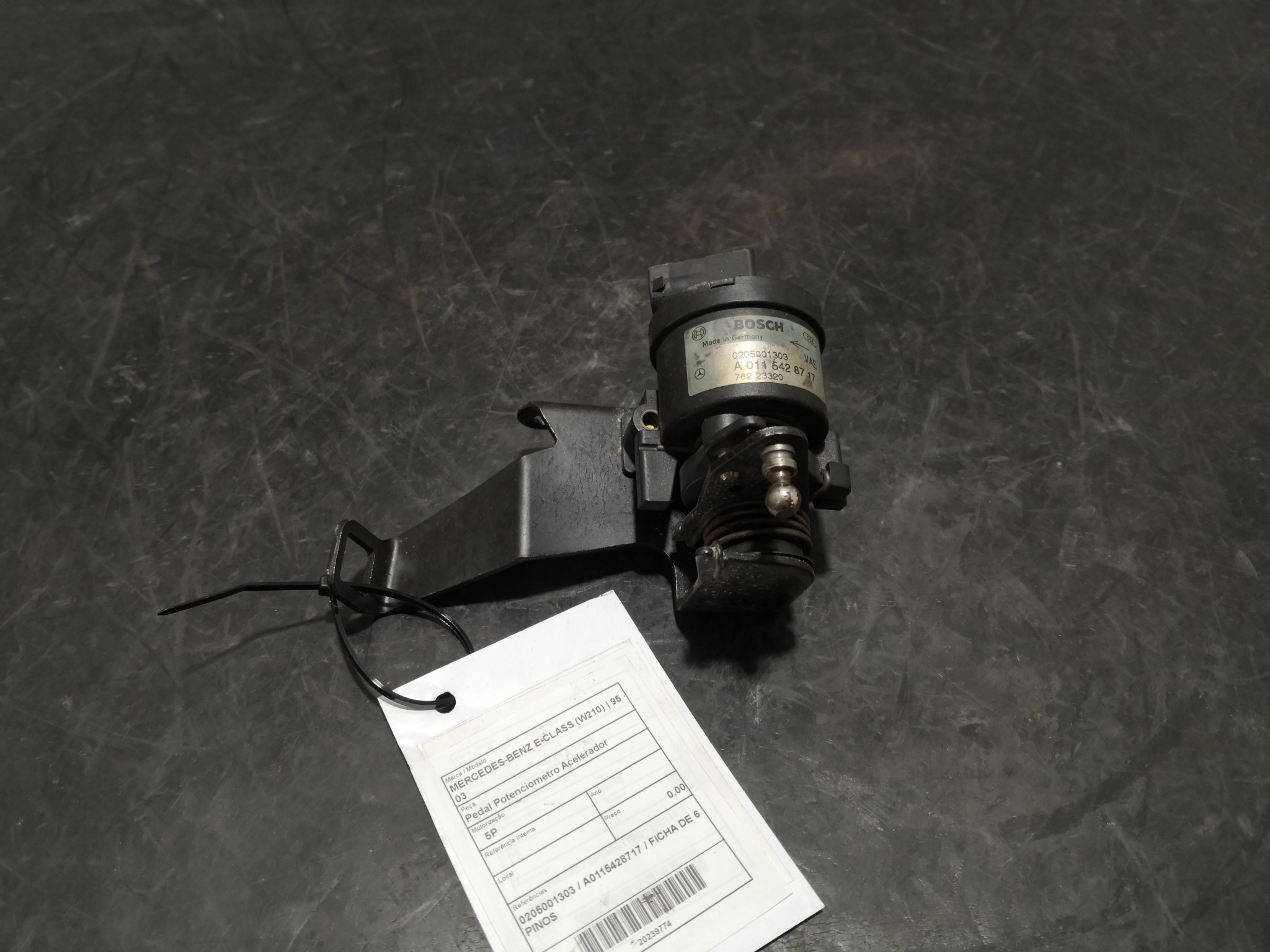Pedal Potenciometro Acelerador MERCEDES-BENZ - ID S_99773