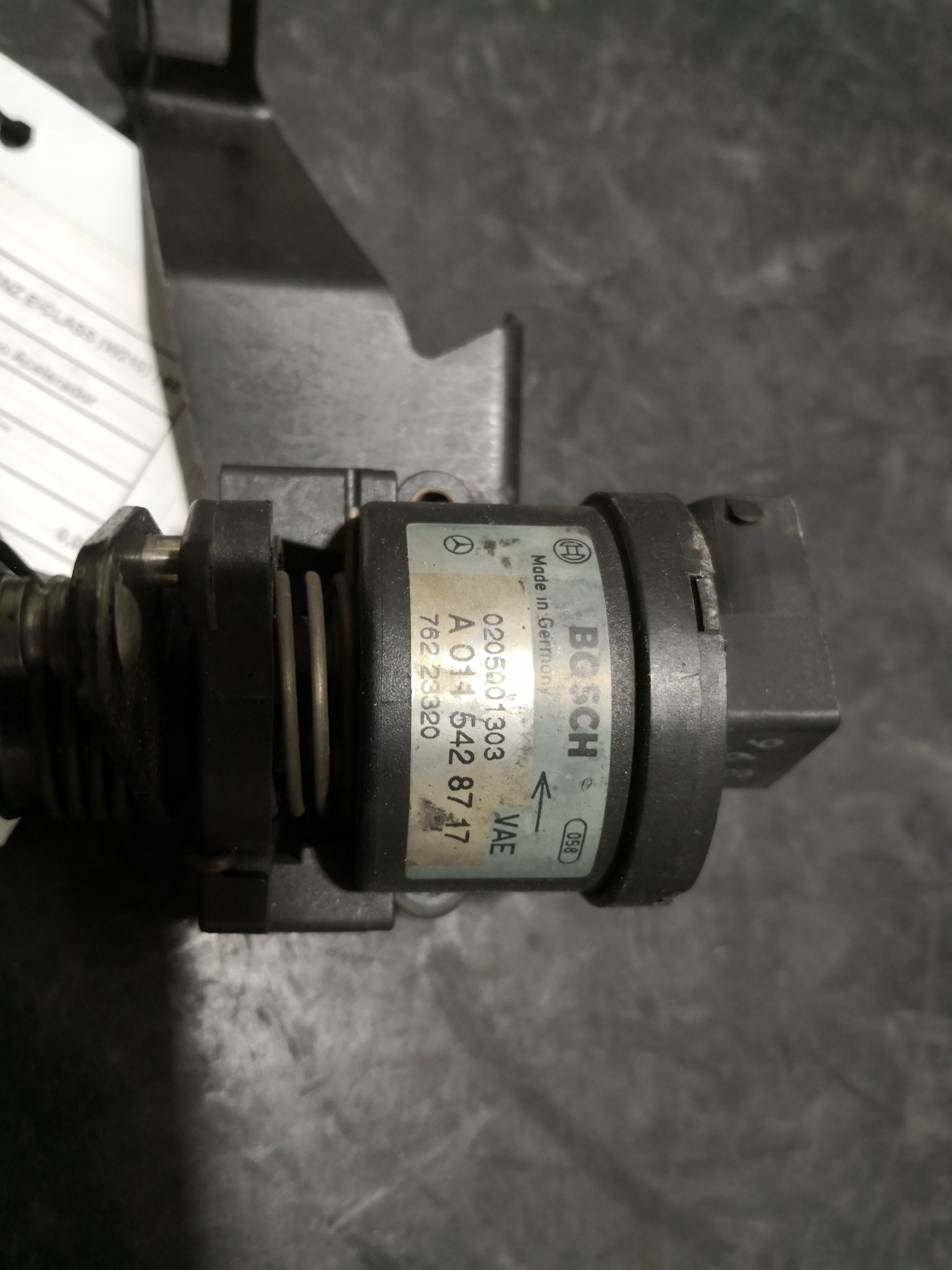 Pedal Potenciometro Acelerador MERCEDES-BENZ E-CLASS (W210) | 95 - 03 Imagem-1