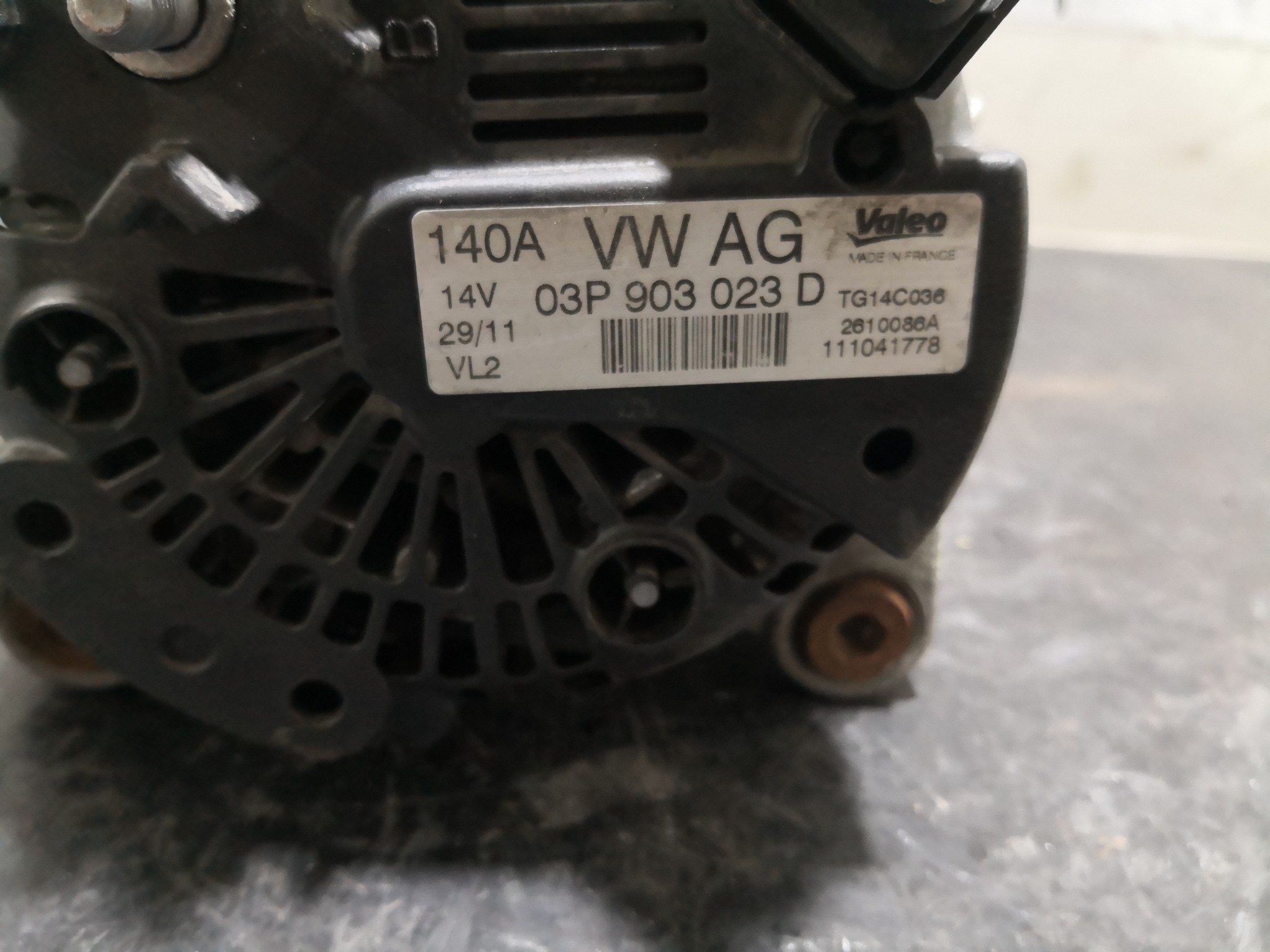 Alternador SEAT IBIZA IV (6J5, 6P1) | 08 - 17 Imagem-2
