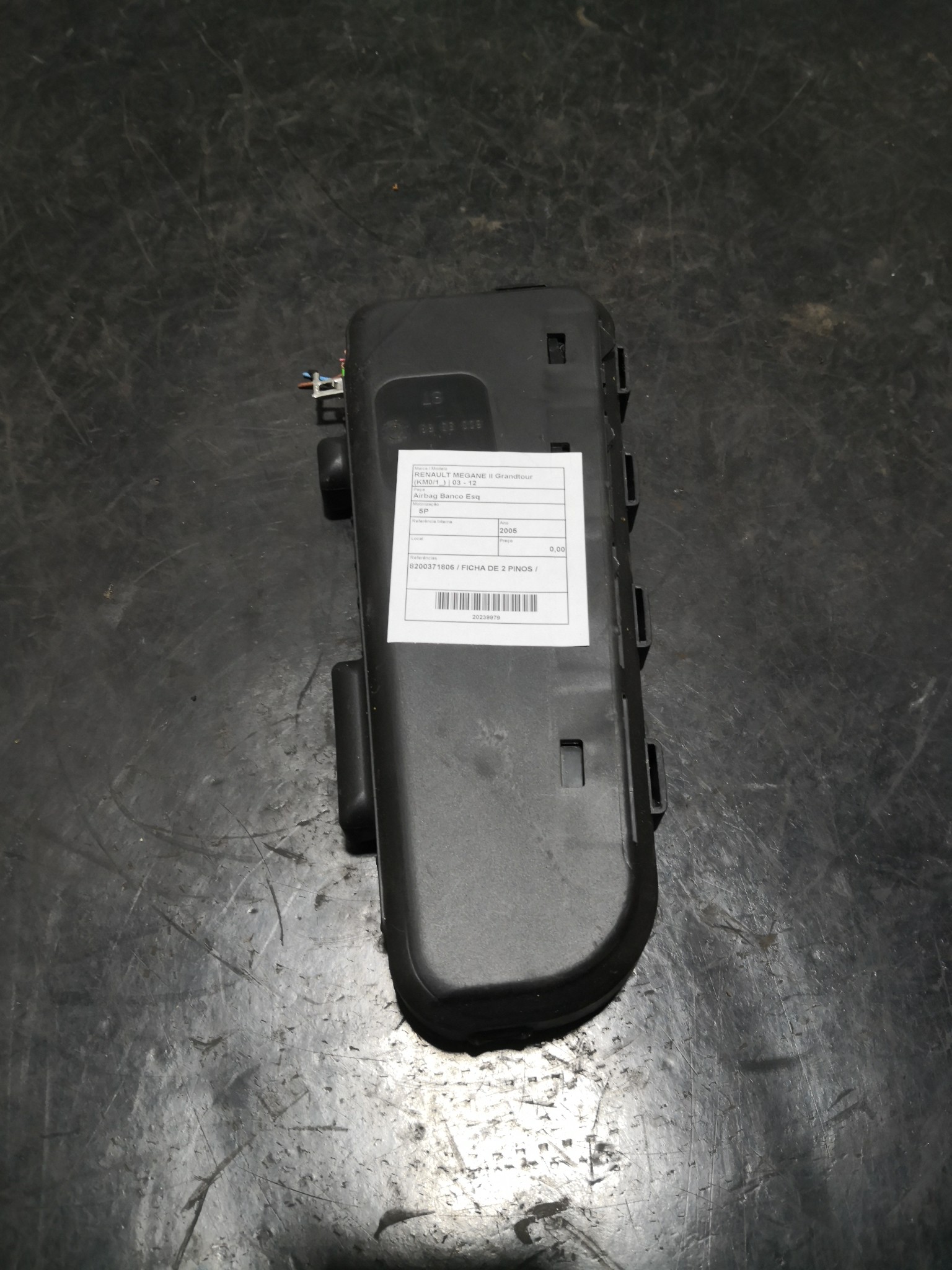 Airbag Banco Esq RENAULT - ID S_99978