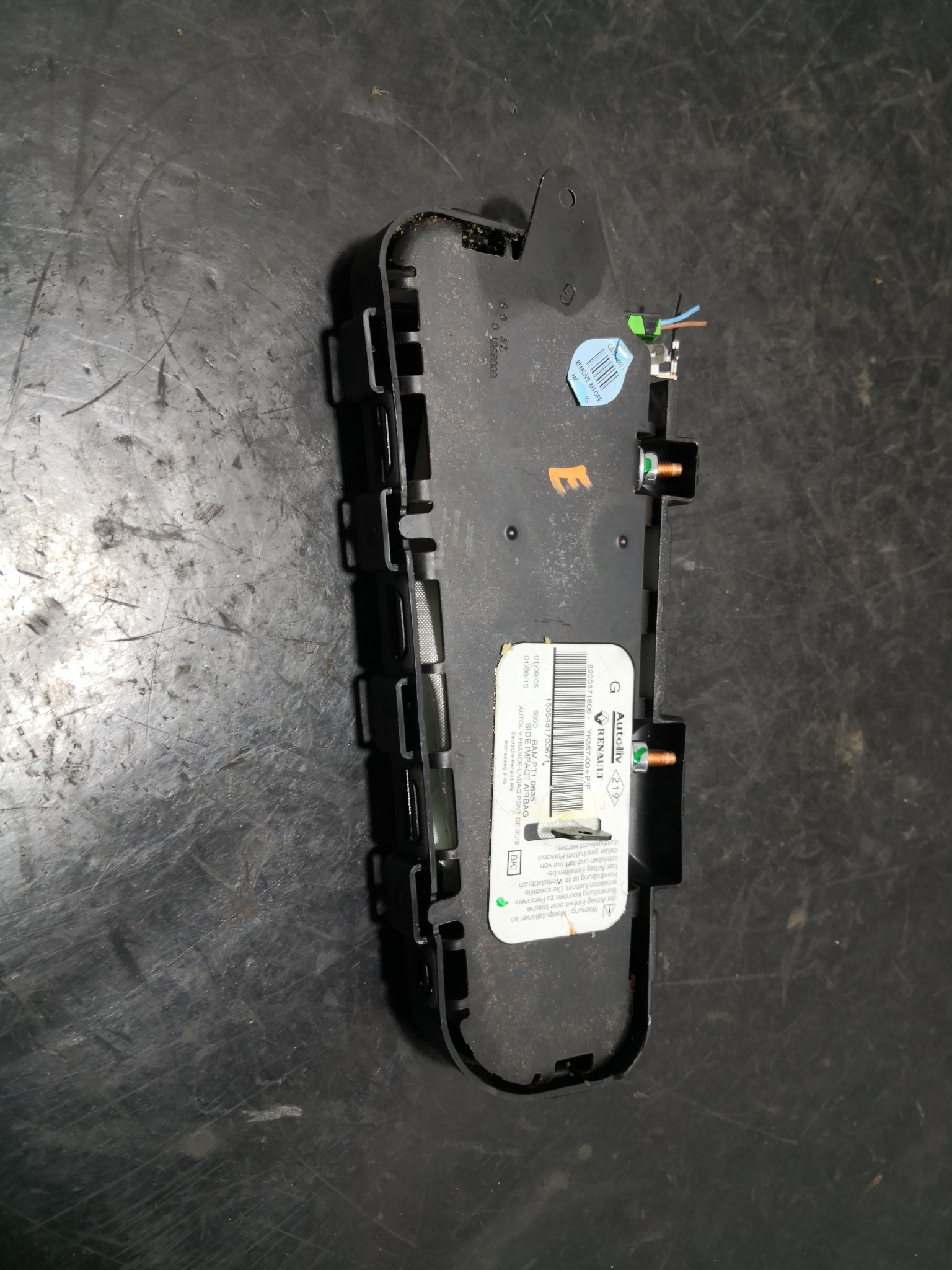 Airbag Banco Esq RENAULT MEGANE II Grandtour (KM0/1_) | 03 - 12 Imagem-1