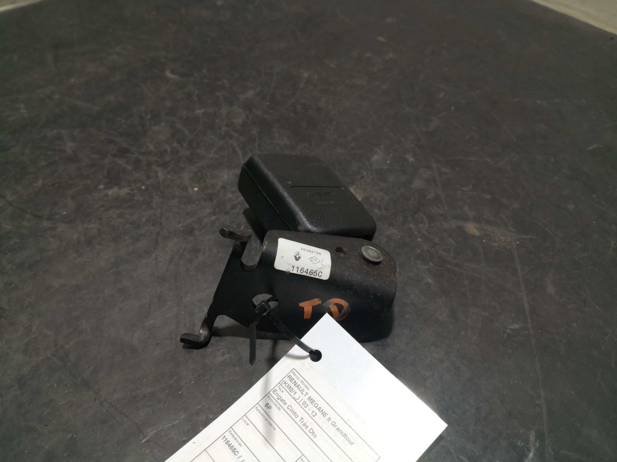 Engate Cinto Trás Dto RENAULT MEGANE II Grandtour (KM0/1_) | 03 - 12 Imagem-2