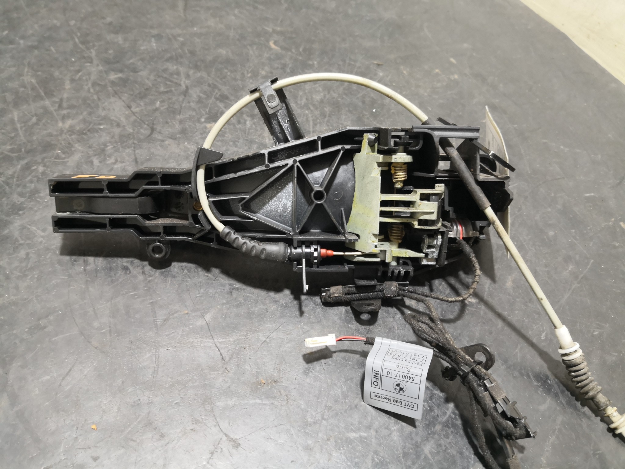 Puxador Exterior Porta Frente Dta BMW - ID S_100037