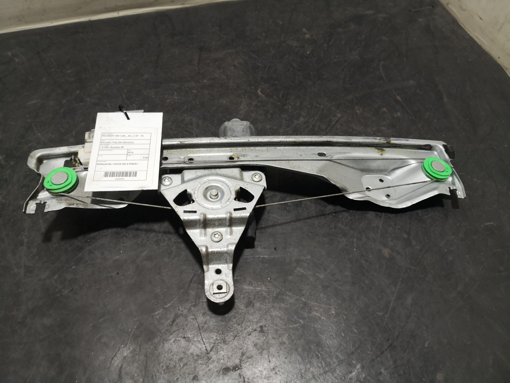 Elevador Trás Dto Electrico PEUGEOT 308 I (4A_, 4C_) | 07 - 16 Imagem-2