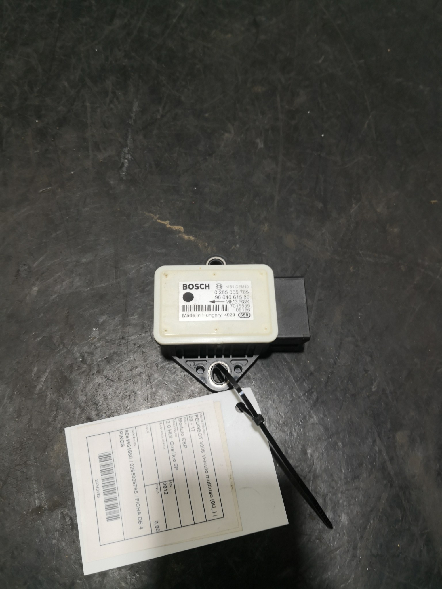 Modulo ESP PEUGEOT 3008 Veículo multiuso (0U_) | 09 - 17 Imagem-2