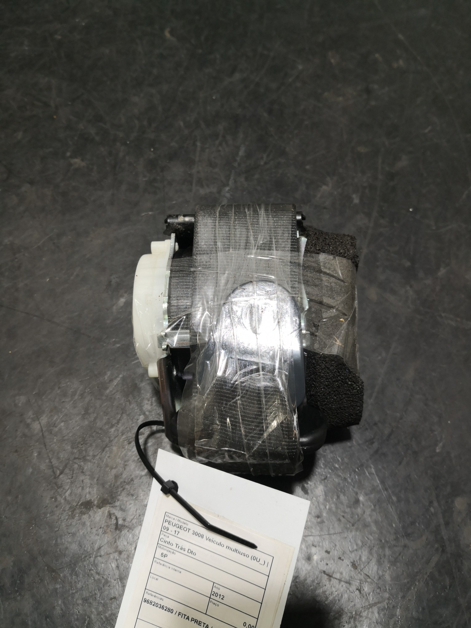 Cinto Trás Dto PEUGEOT 3008 Veículo multiuso (0U_) | 09 - 17 Imagem-2