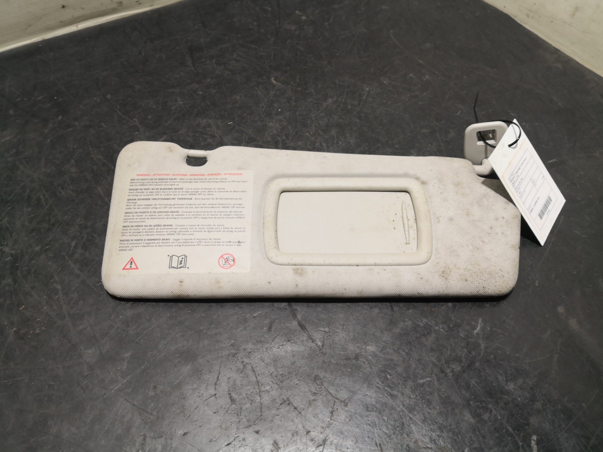 Pala de Sol Dto RENAULT MEGANE III Hatchback (BZ0/1_) | 08 -  Imagem-1