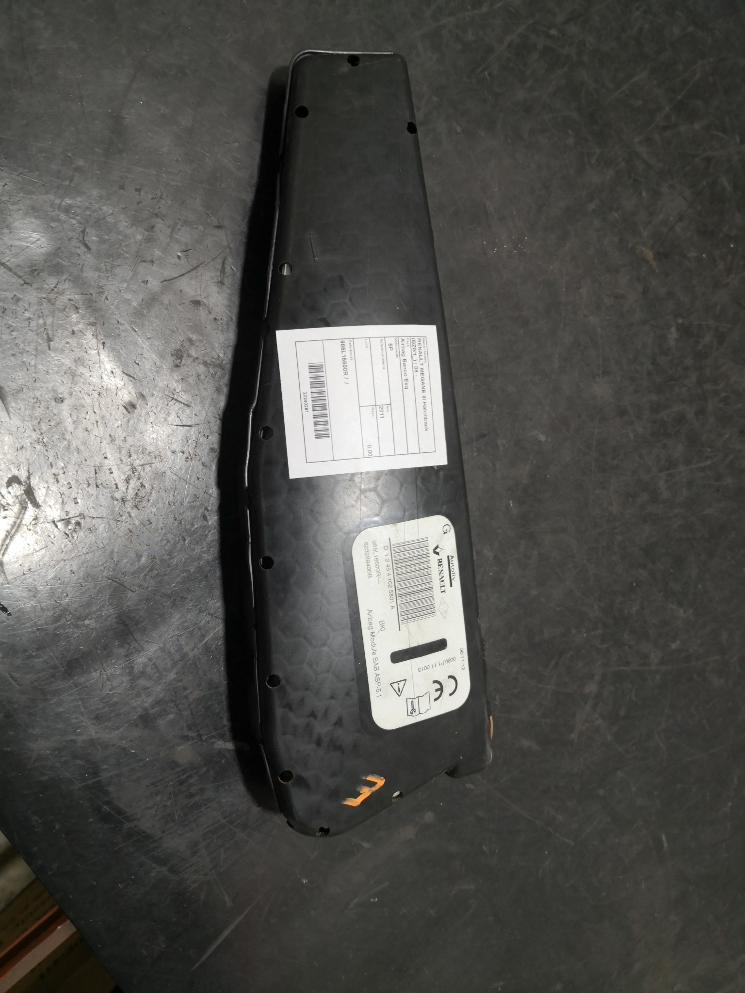 Airbag Banco Esq RENAULT MEGANE III Hatchback (BZ0/1_) | 08 -  Imagem-1