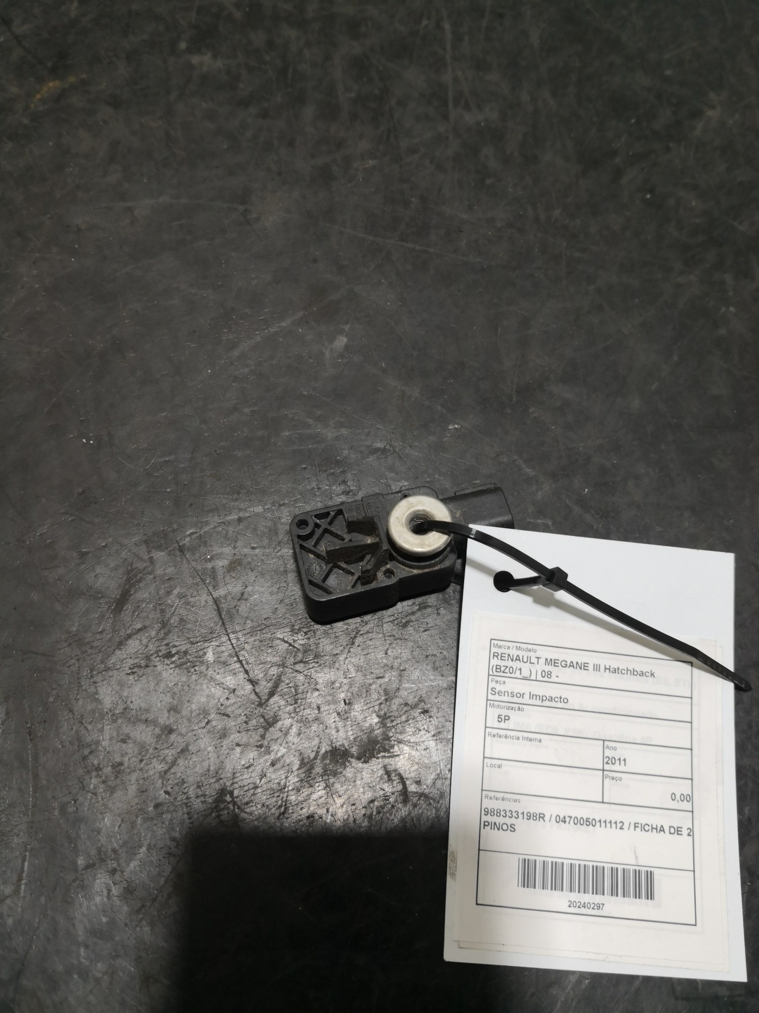 Sensor Impacto RENAULT - ID S_100296