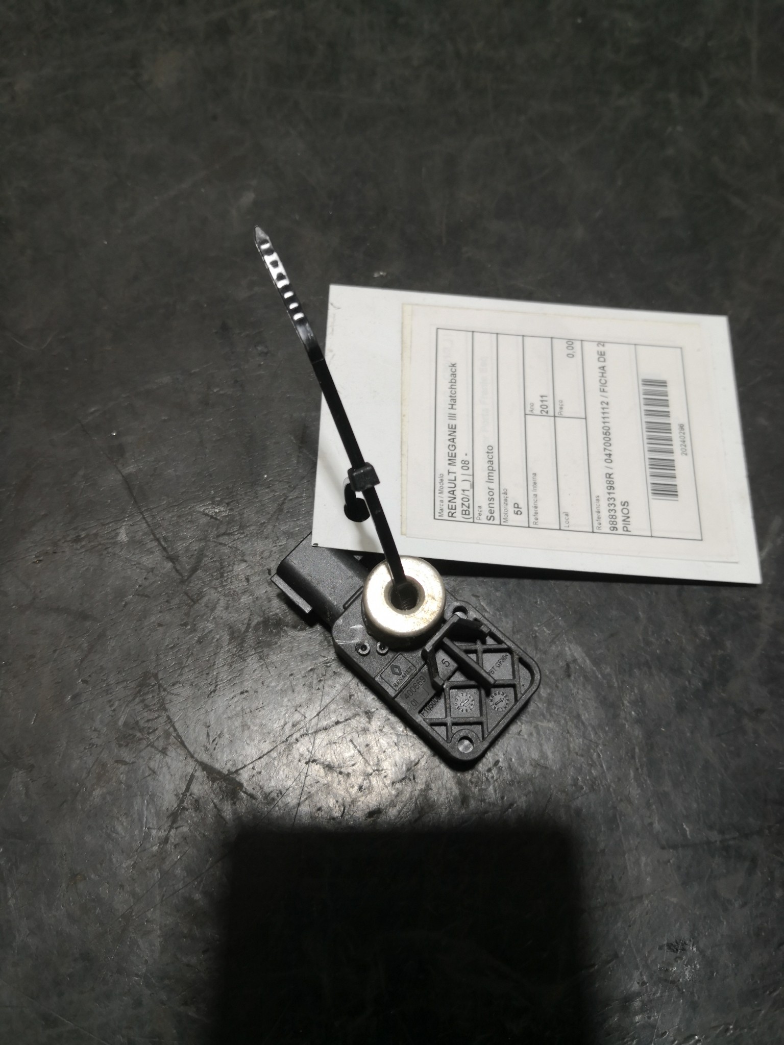 Sensor Impacto RENAULT - ID S_100295