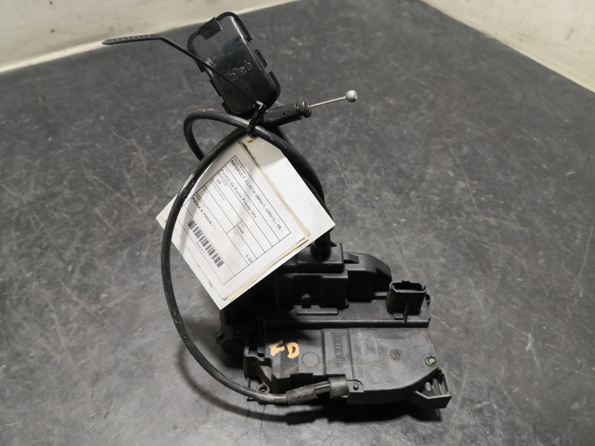 Fecho da Porta Frente Dto RENAULT CLIO III (BR0/1, CR0/1) | 05 -  Imagem-1