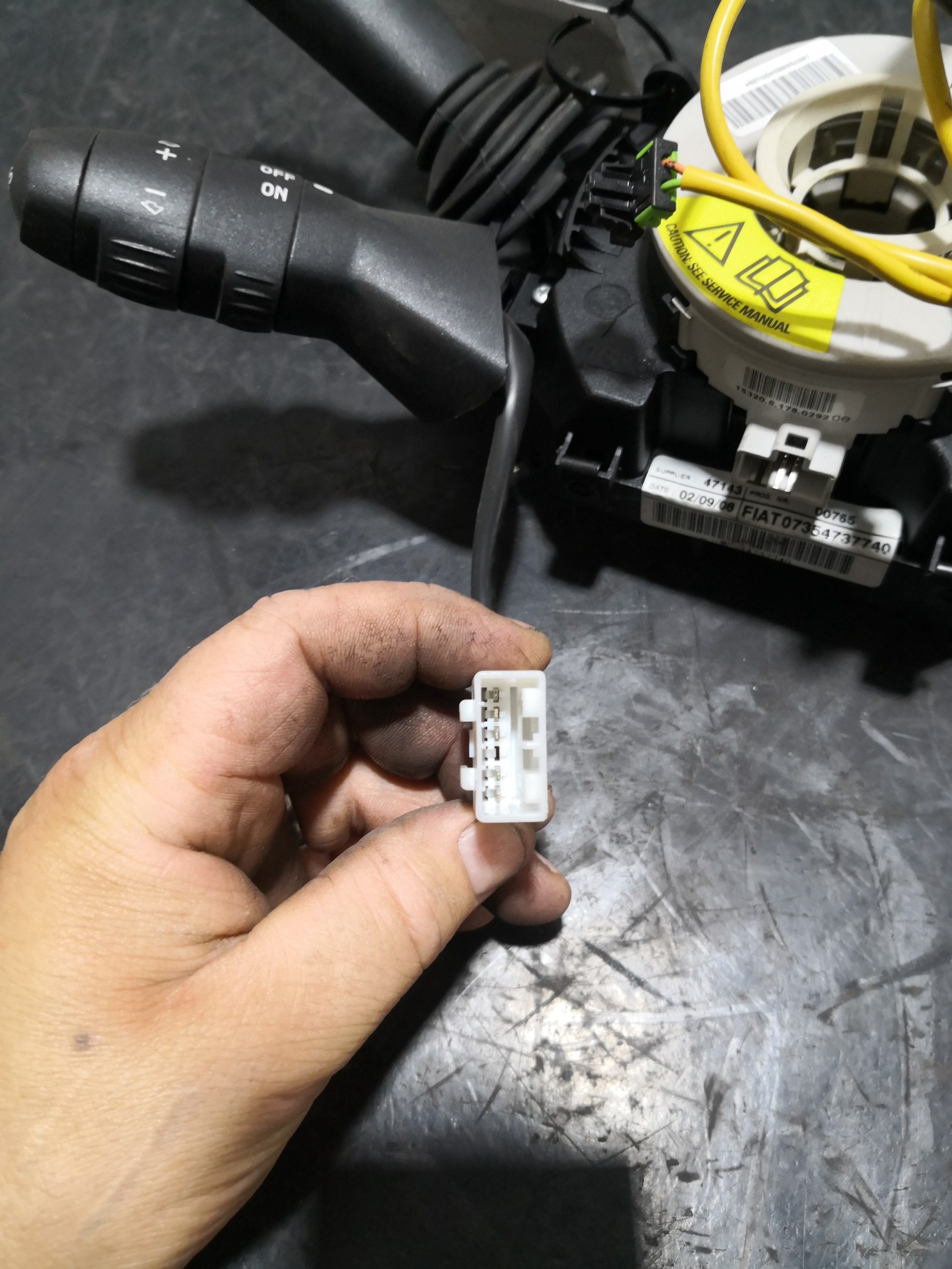 Manipulo Completo Luzes/Escovas LANCIA DELTA III (844_) | 08 - 14 Imagem-1