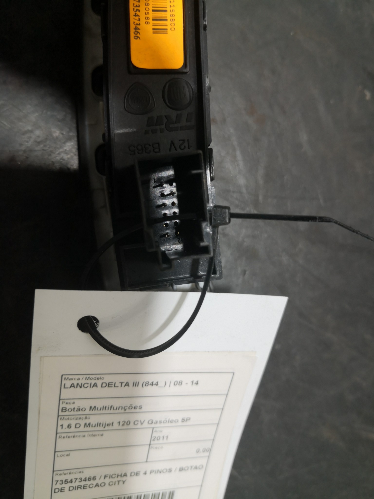 Botão Multifunções LANCIA DELTA III (844_) | 08 - 14 Imagem-3