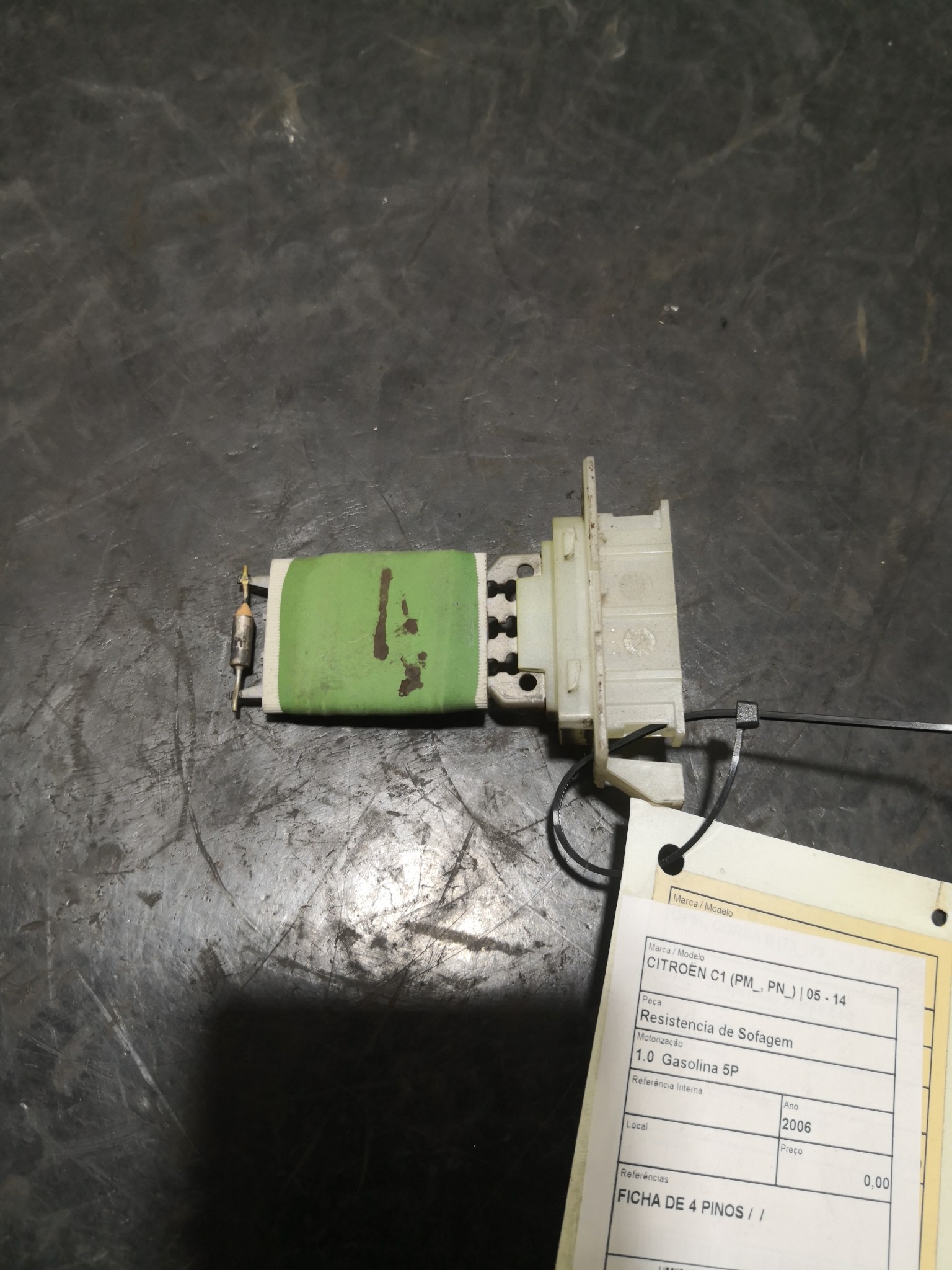 Resistencia de Sofagem CITROEN - ID S_101719