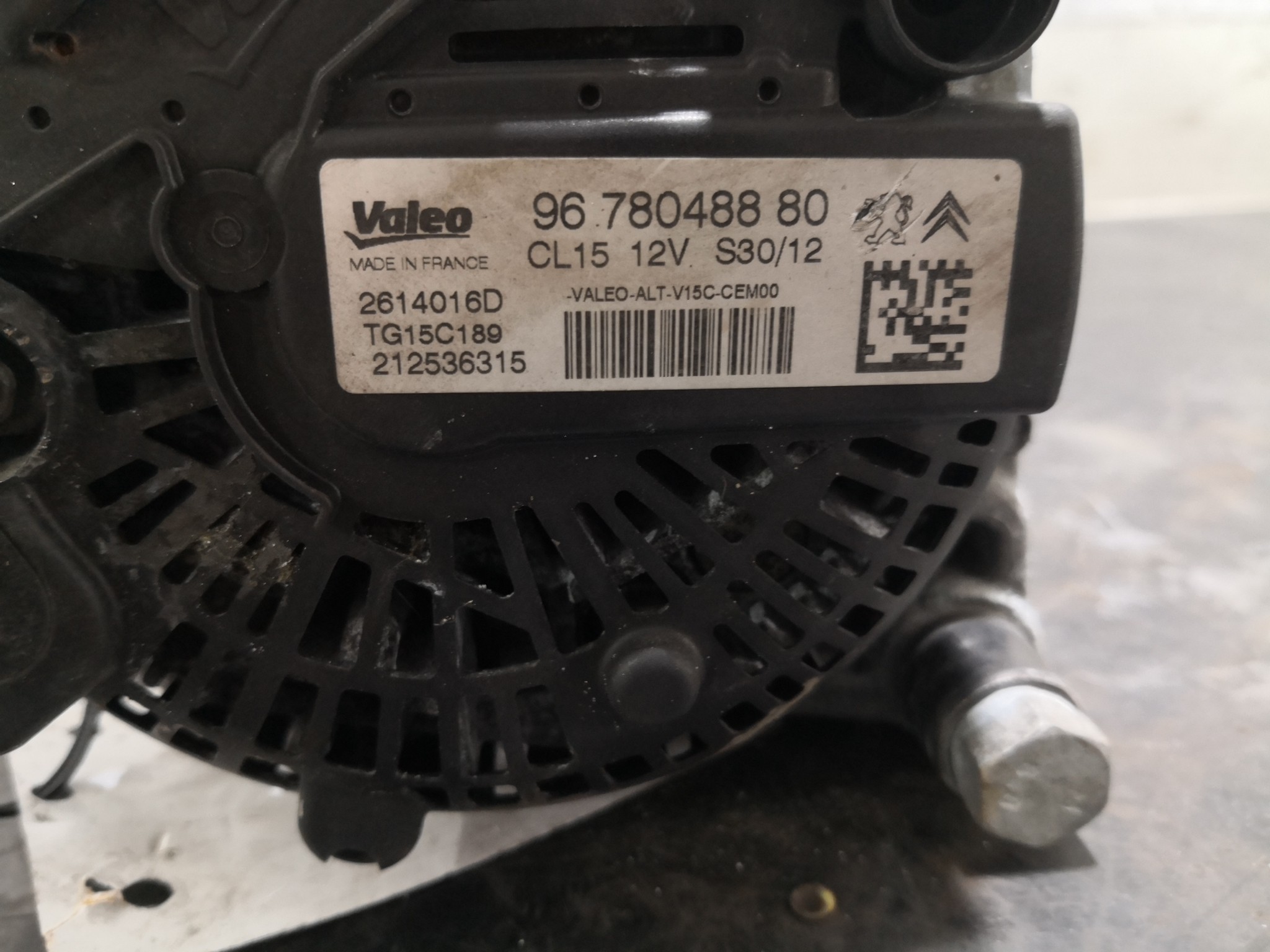 Alternador PEUGEOT 208 I (CA_, CC_) | 12 -  Imagem-2