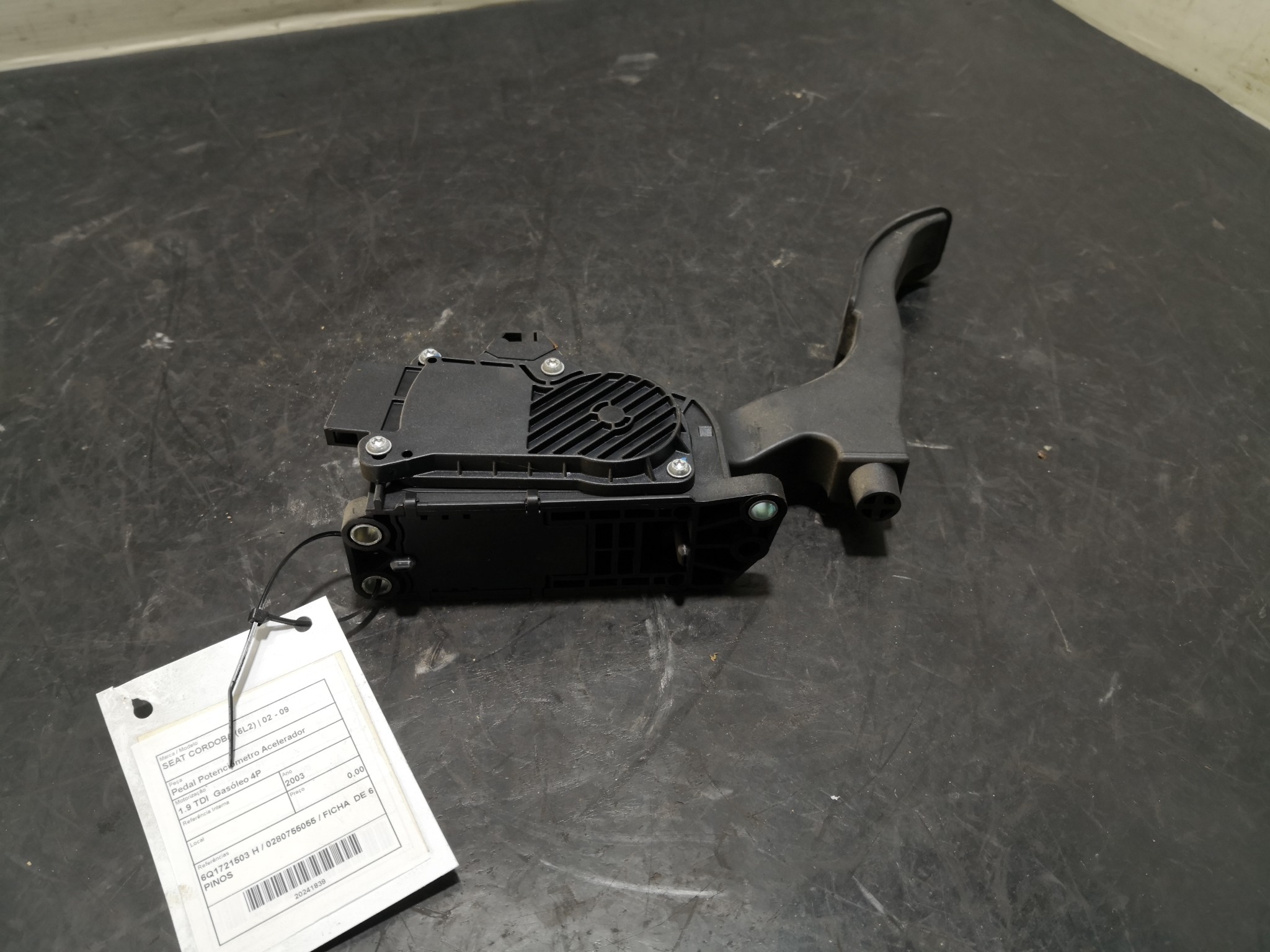 Pedal Potenciometro Acelerador SEAT - ID S_101838
