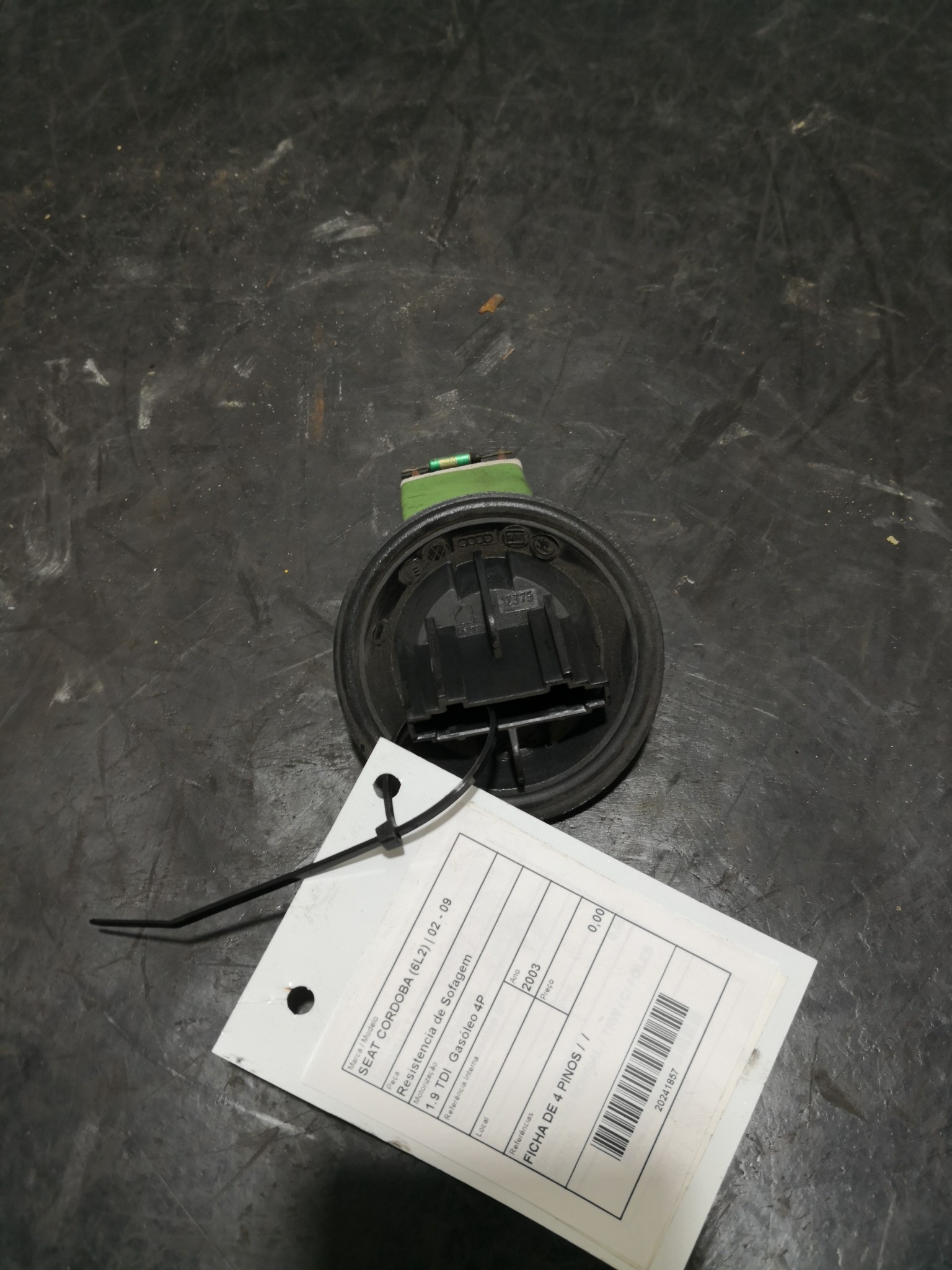 Resistencia de Sofagem SEAT CORDOBA (6L2) | 02 - 09 Imagem-1