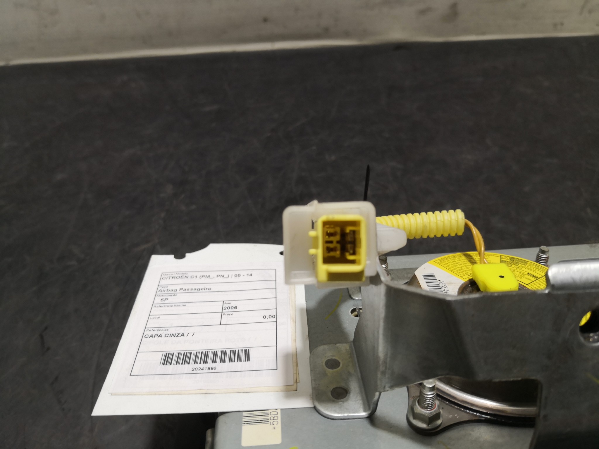 Airbag Passageiro CITROEN C1 (PM_, PN_) | 05 - 14 Imagem-1