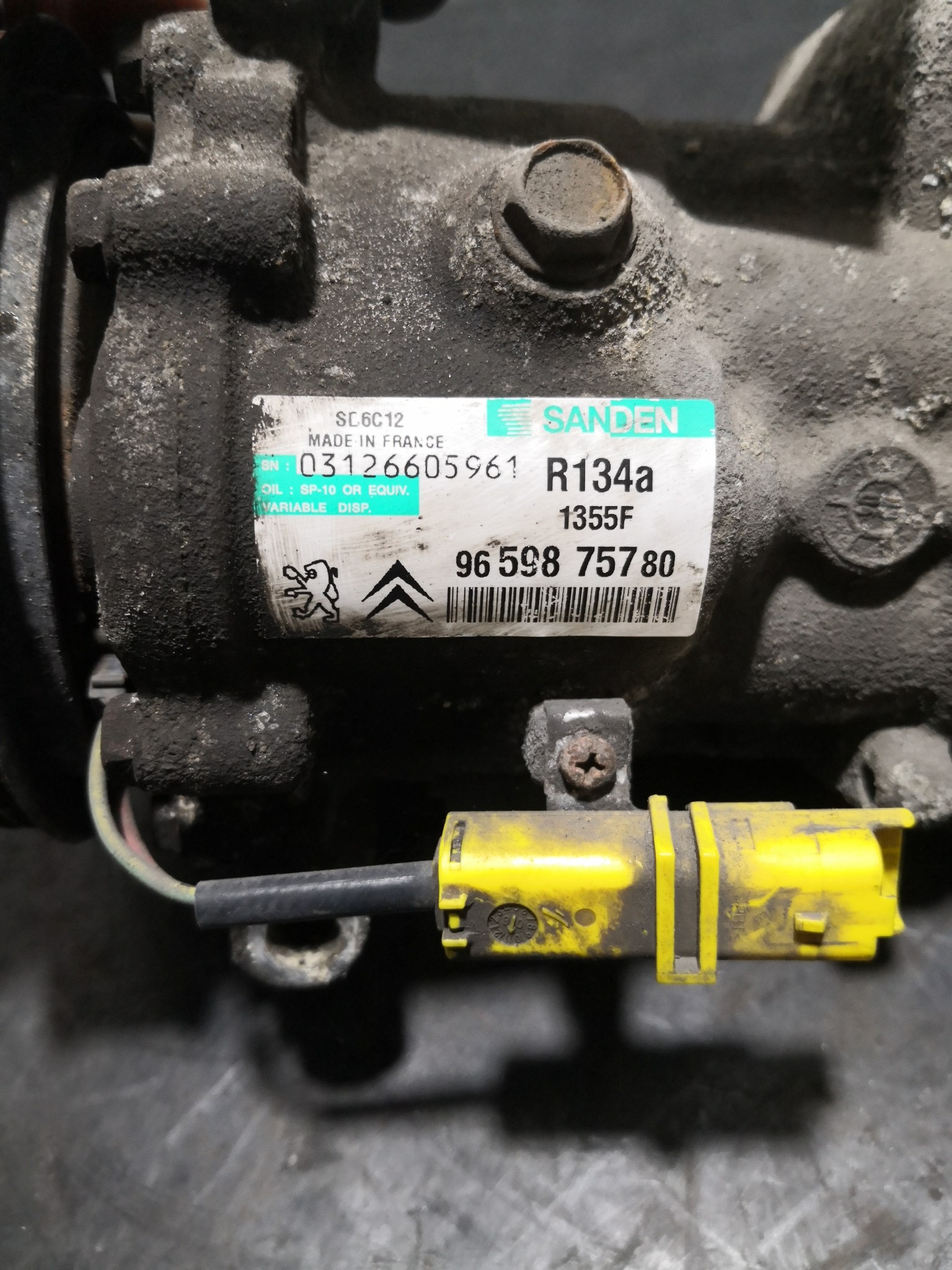 Compressor do Ar condicionado PEUGEOT - ID S_101916