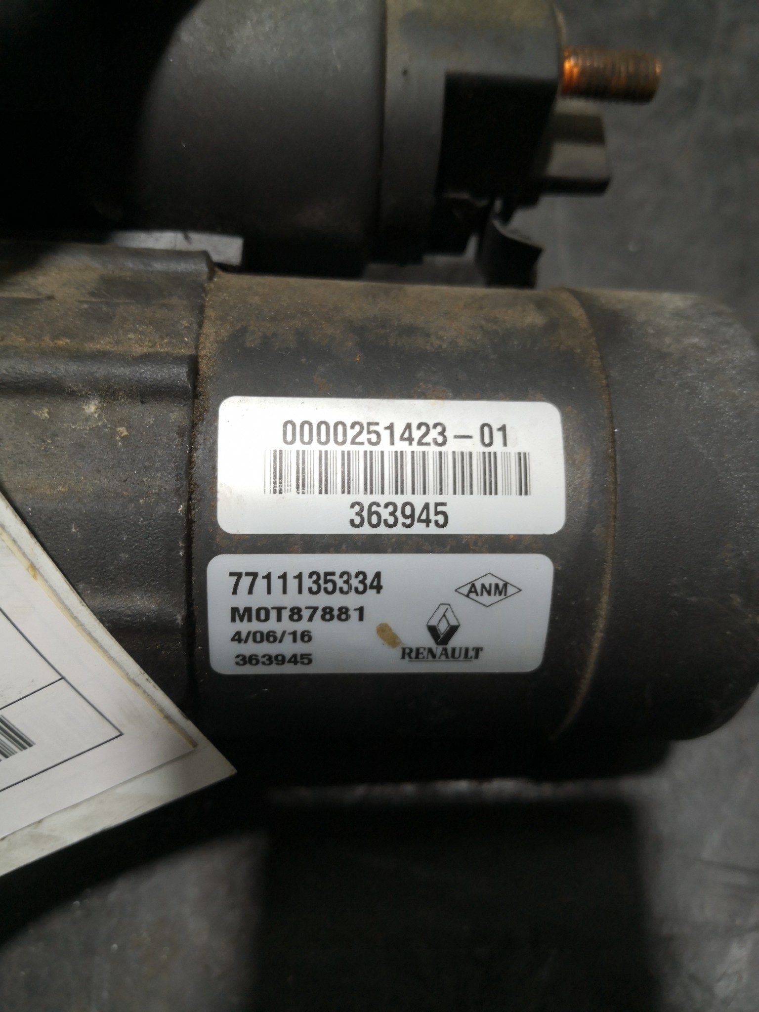 Motor de Arranque RENAULT - ID S_101925