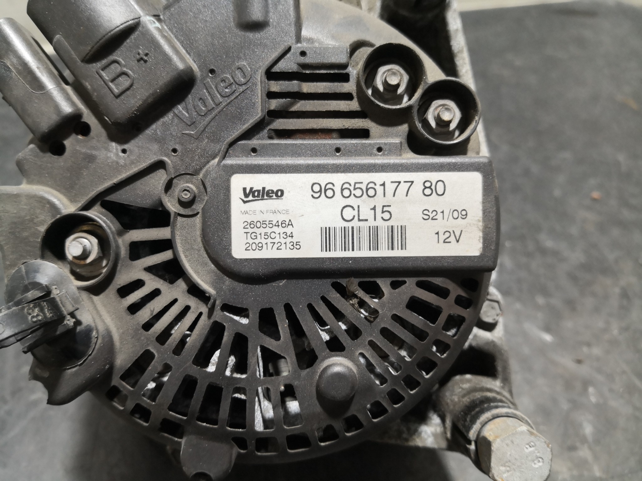 Alternador PEUGEOT 308 I (4A_, 4C_) | 07 - 16 Imagem-2