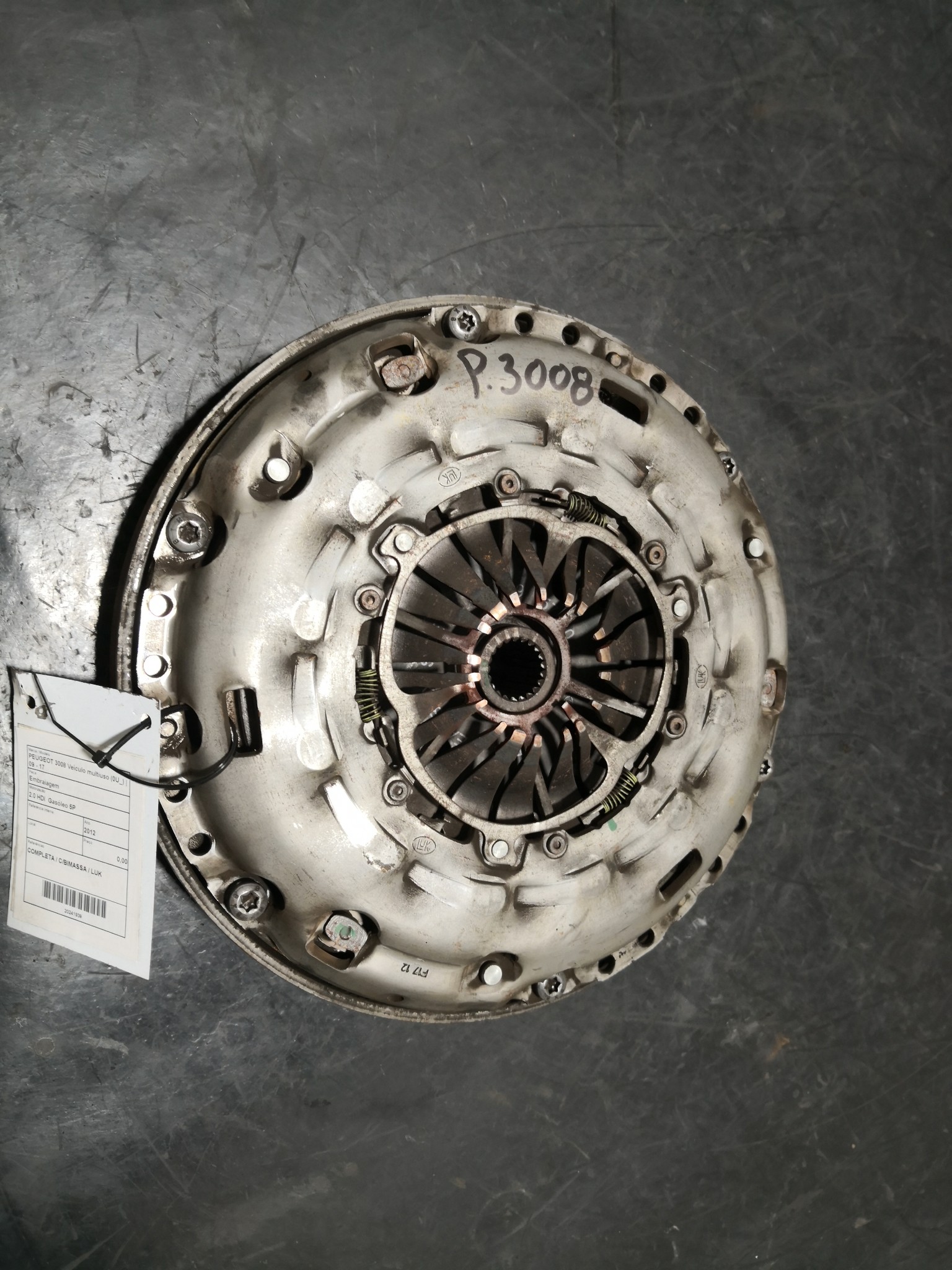 Embraiagem PEUGEOT 3008 Veículo multiuso (0U_) | 09 - 17 Imagem-3