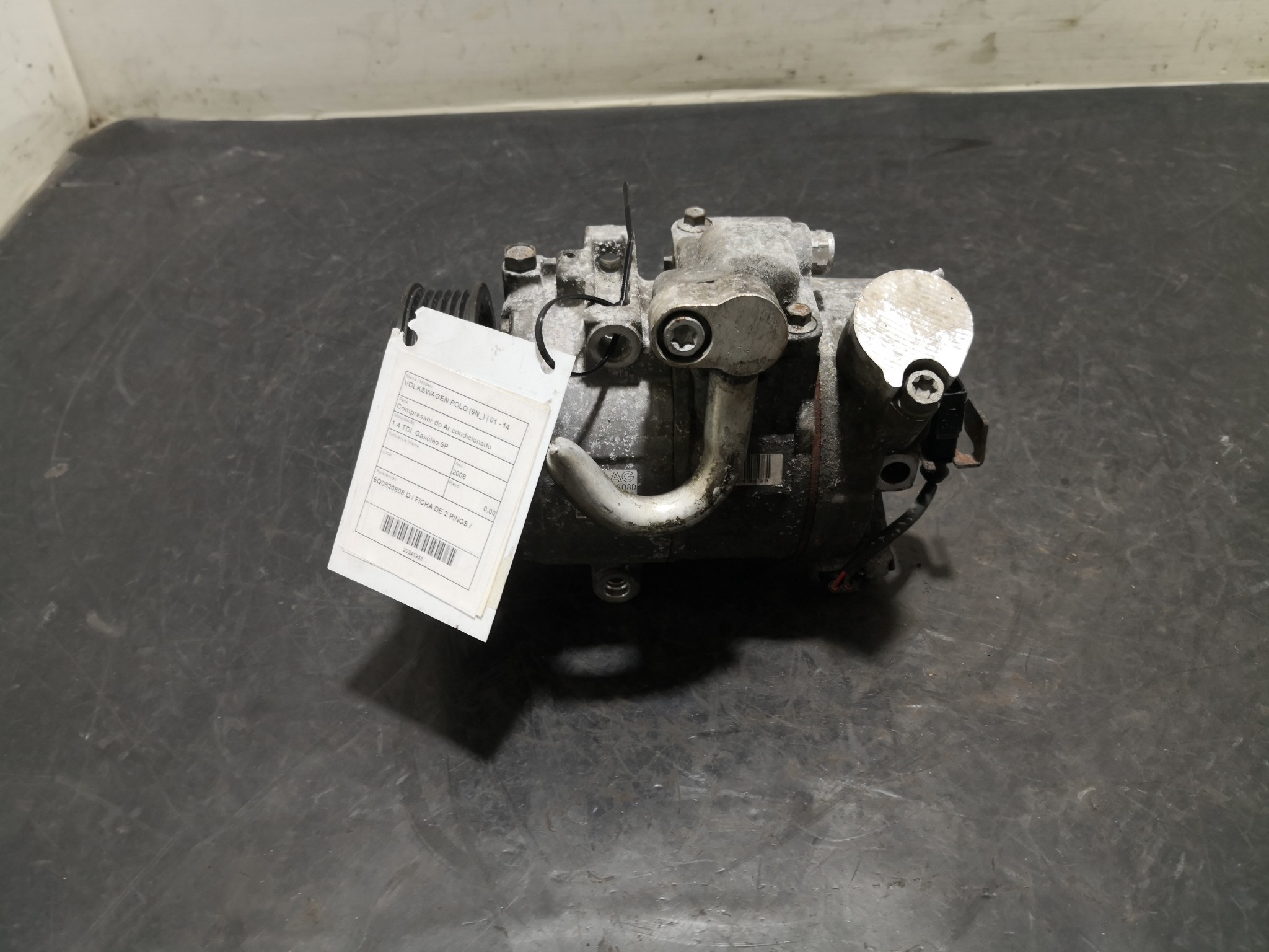 Compressor do Ar condicionado VOLKSWAGEN POLO (9N_) | 01 - 14 Imagem-2