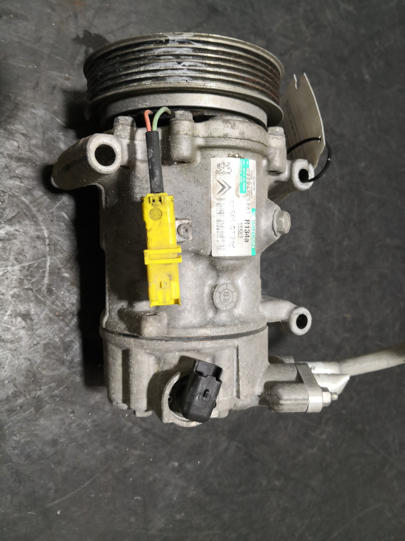 Compressor do Ar condicionado PEUGEOT 207 SW (WK_) | 07 - 13 Imagem-2