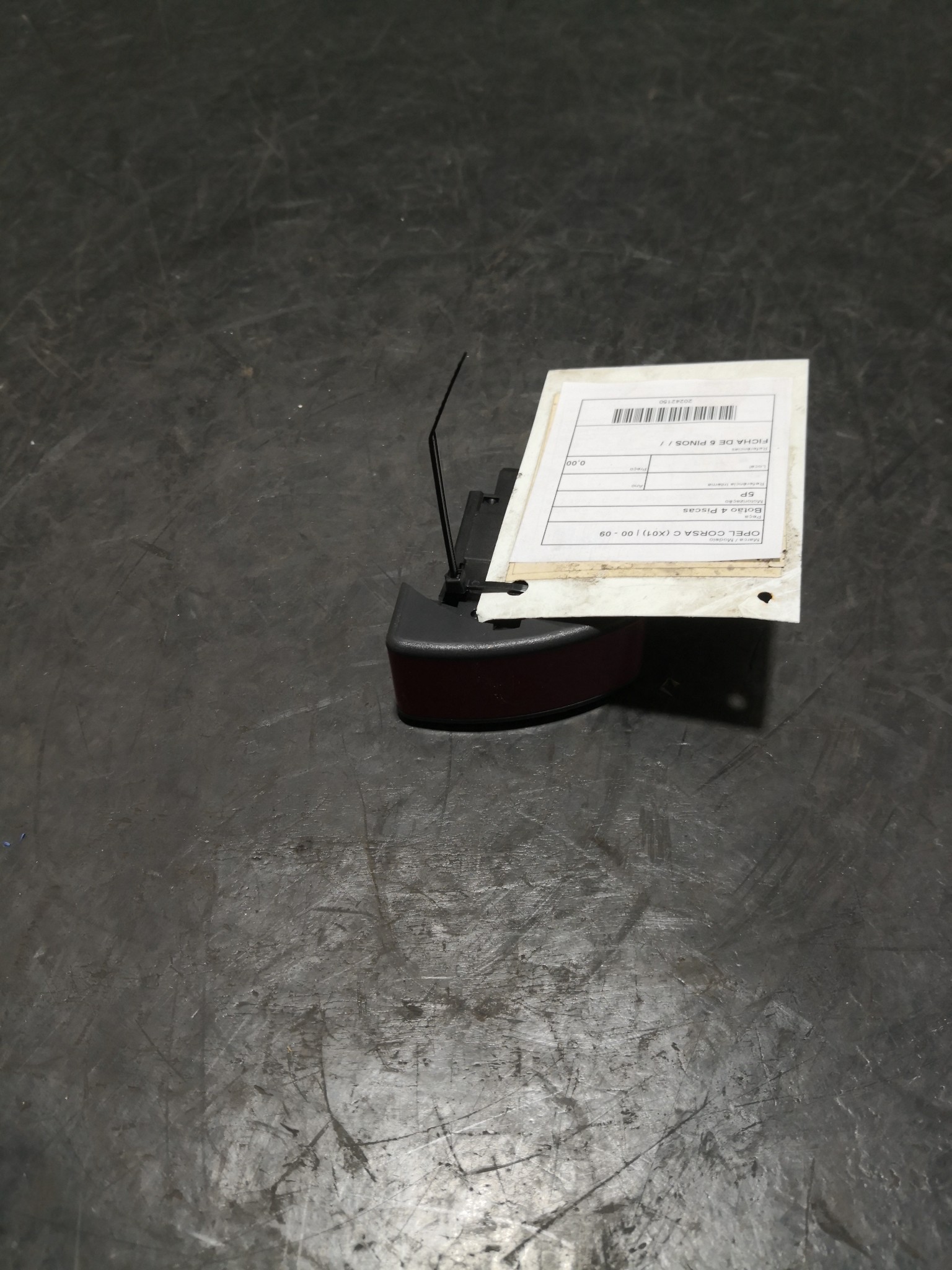 Botão 4 Piscas OPEL CORSA C (X01) | 00 - 09 Imagem-2