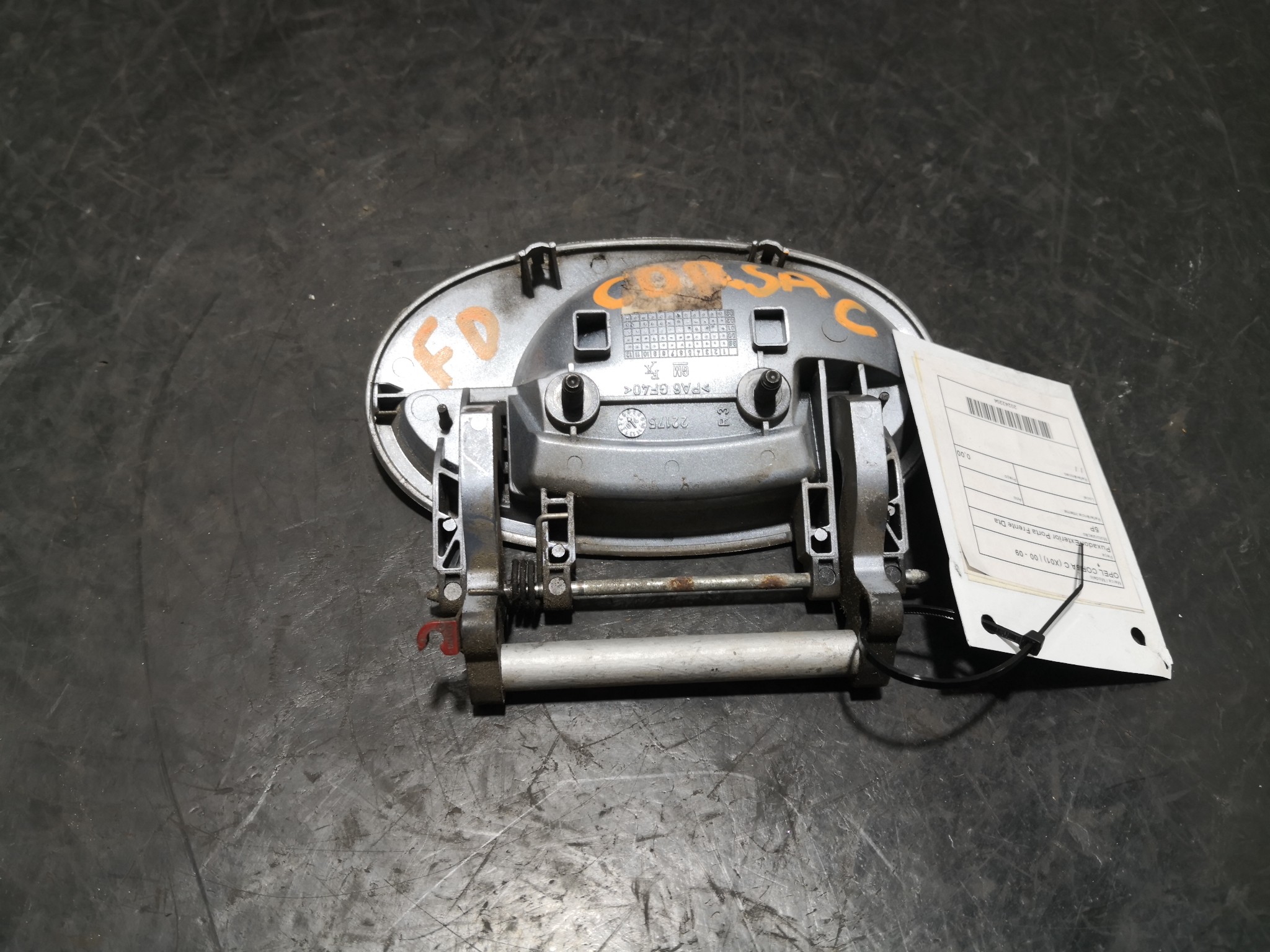 Puxador Exterior Porta Frente Dta OPEL CORSA C (X01) | 00 - 09 Imagem-2