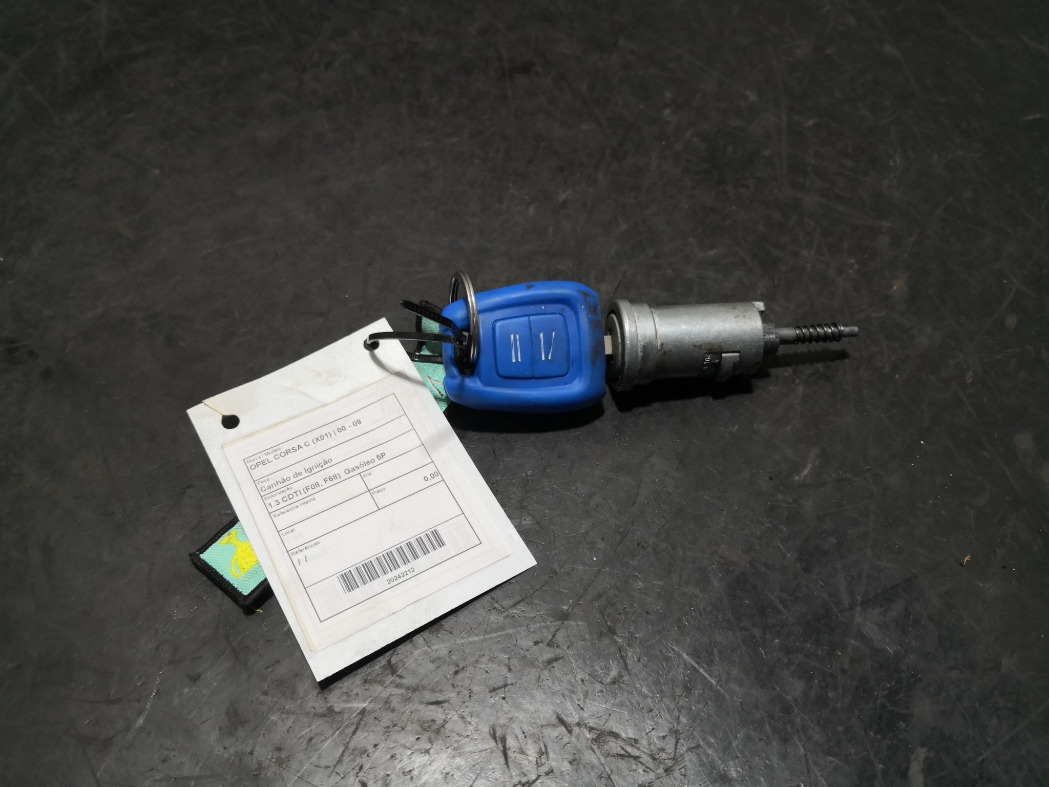 Canhão de Ignição OPEL - ID S_102211